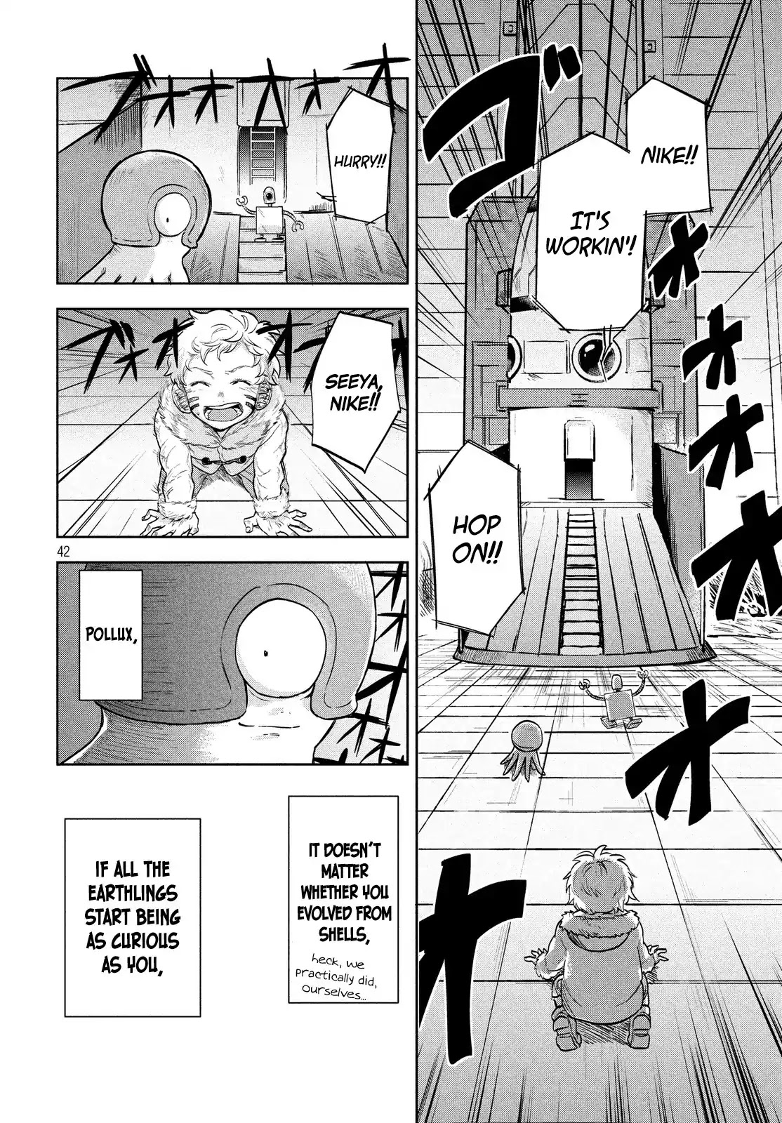 Uchuu no Profile Chapter 5 page 40 - Chapter 5: The Giant Tree, Elkido
