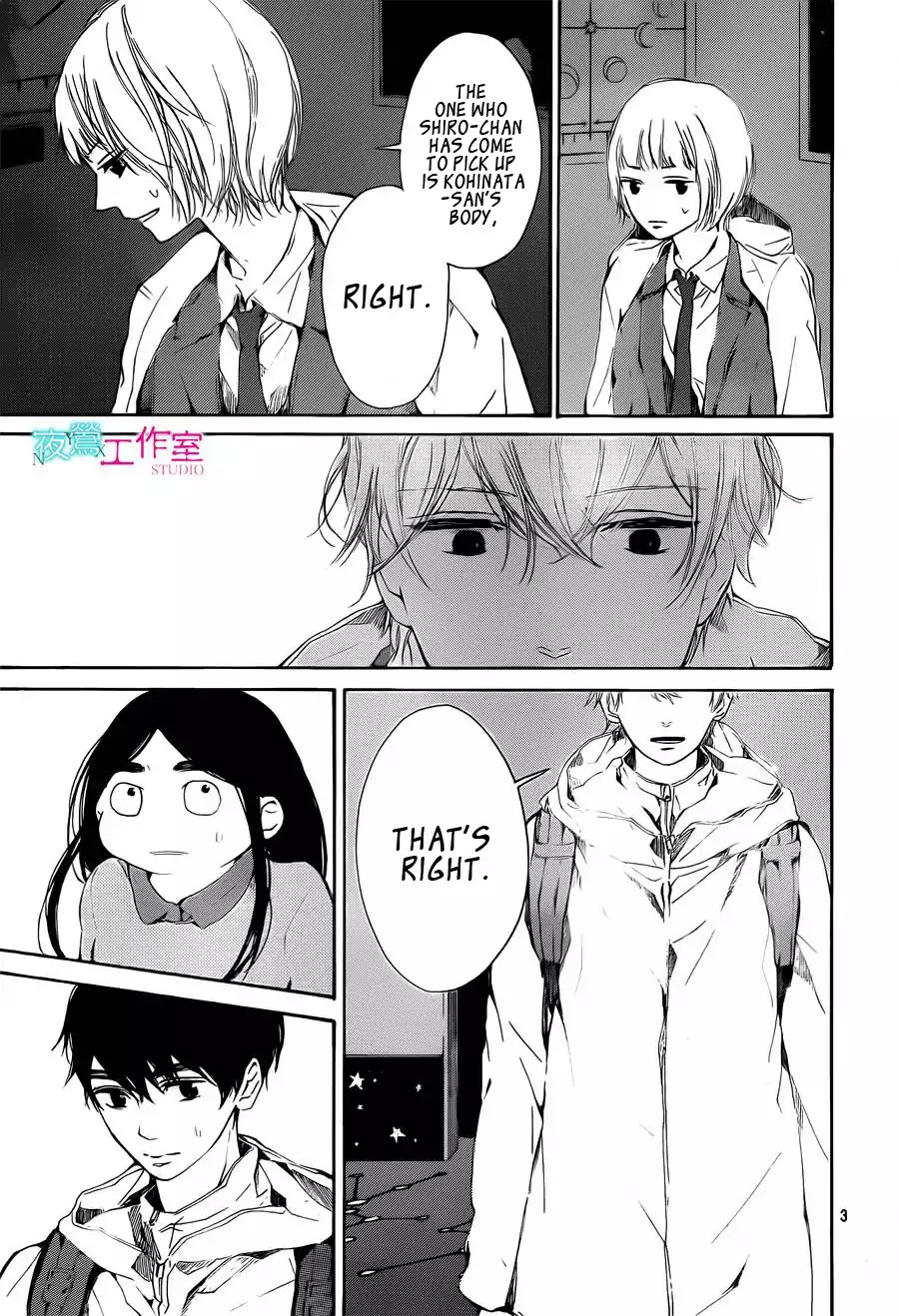 Uchuu o Kakeru Yodaka Chapter 14 page 3 - Chapter 14