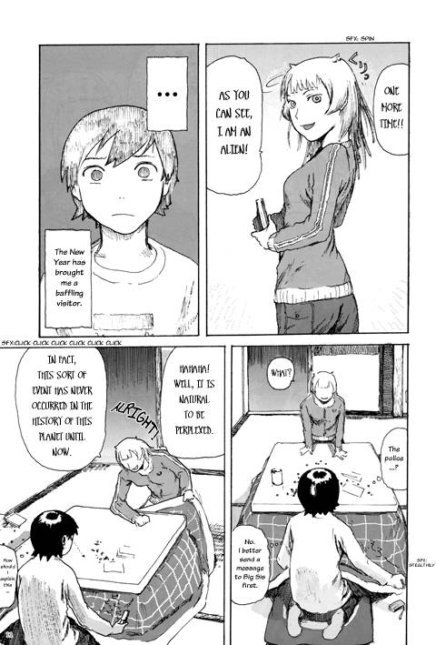 Uchuujin Desuga Shitsumon Desu Chapter 1 page 10 - Chapter 1 : First Contact with the Earthlings