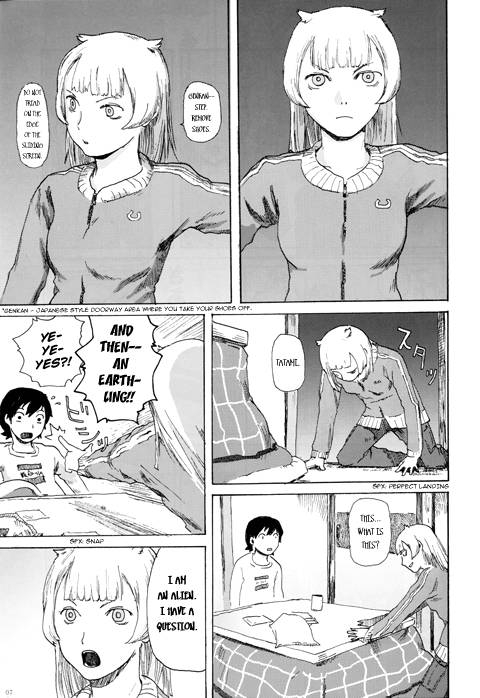 Uchuujin Desuga Shitsumon Desu Chapter 1 page 6 - Chapter 1 : First Contact with the Earthlings