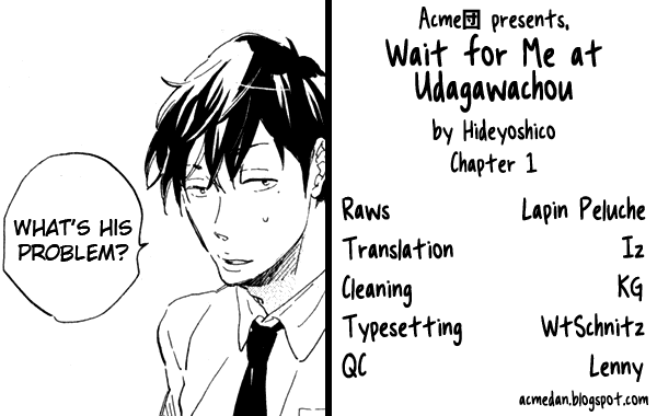 Udagawachou de Mattete yo. Chapter 1 page 1 - Chapter 1