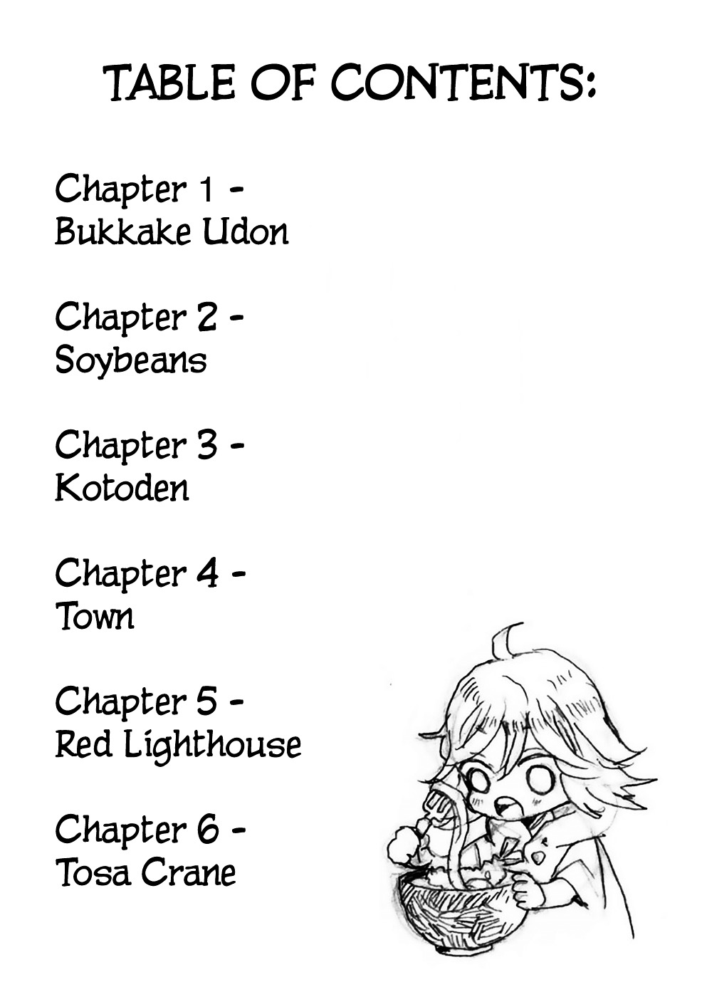 Udon no Kuni no Kin'iro Kemari Chapter 1 page 4 - Chapter 1 : Bukkake Udon