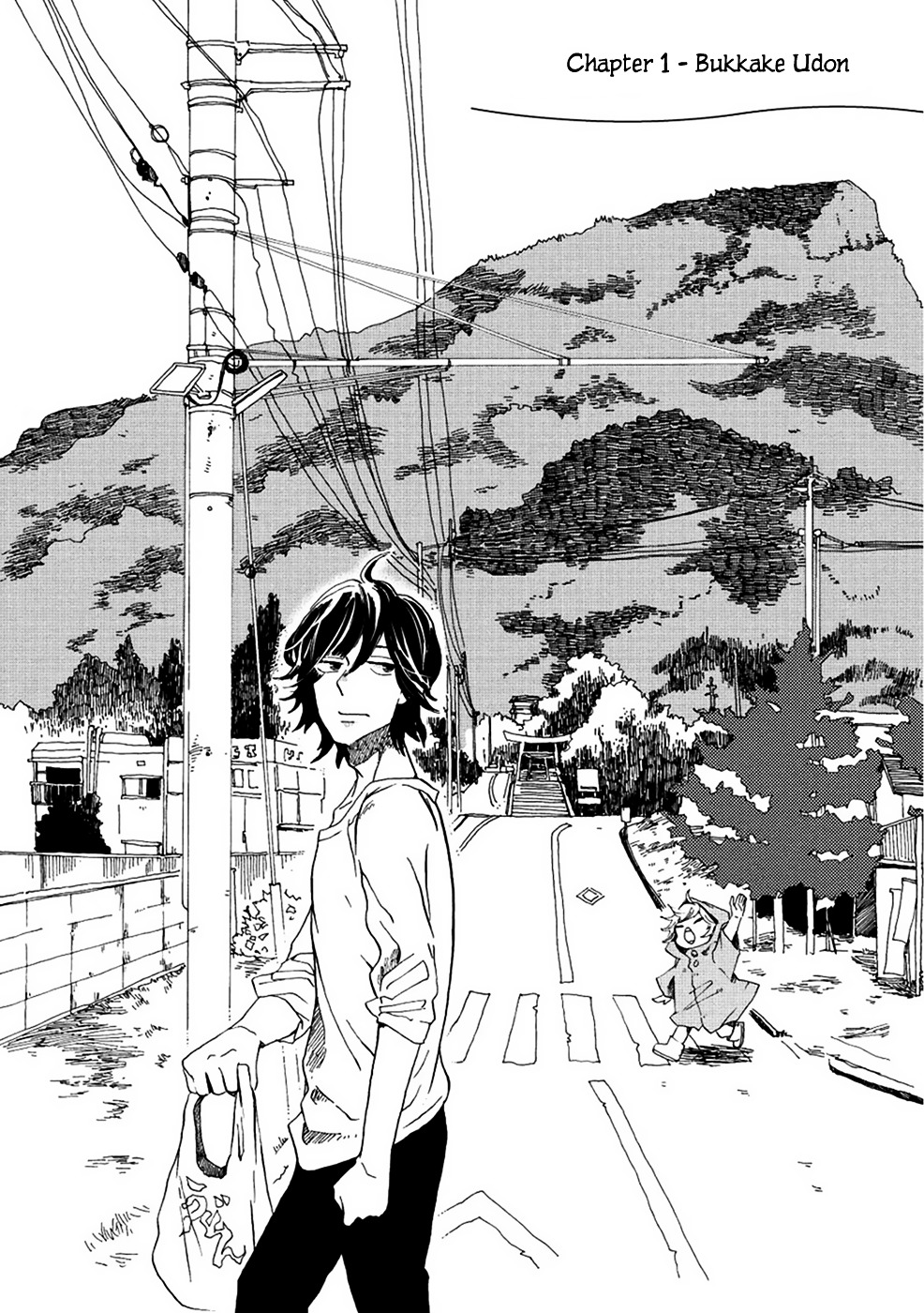 Udon no Kuni no Kin'iro Kemari Chapter 1 page 6 - Chapter 1 : Bukkake Udon