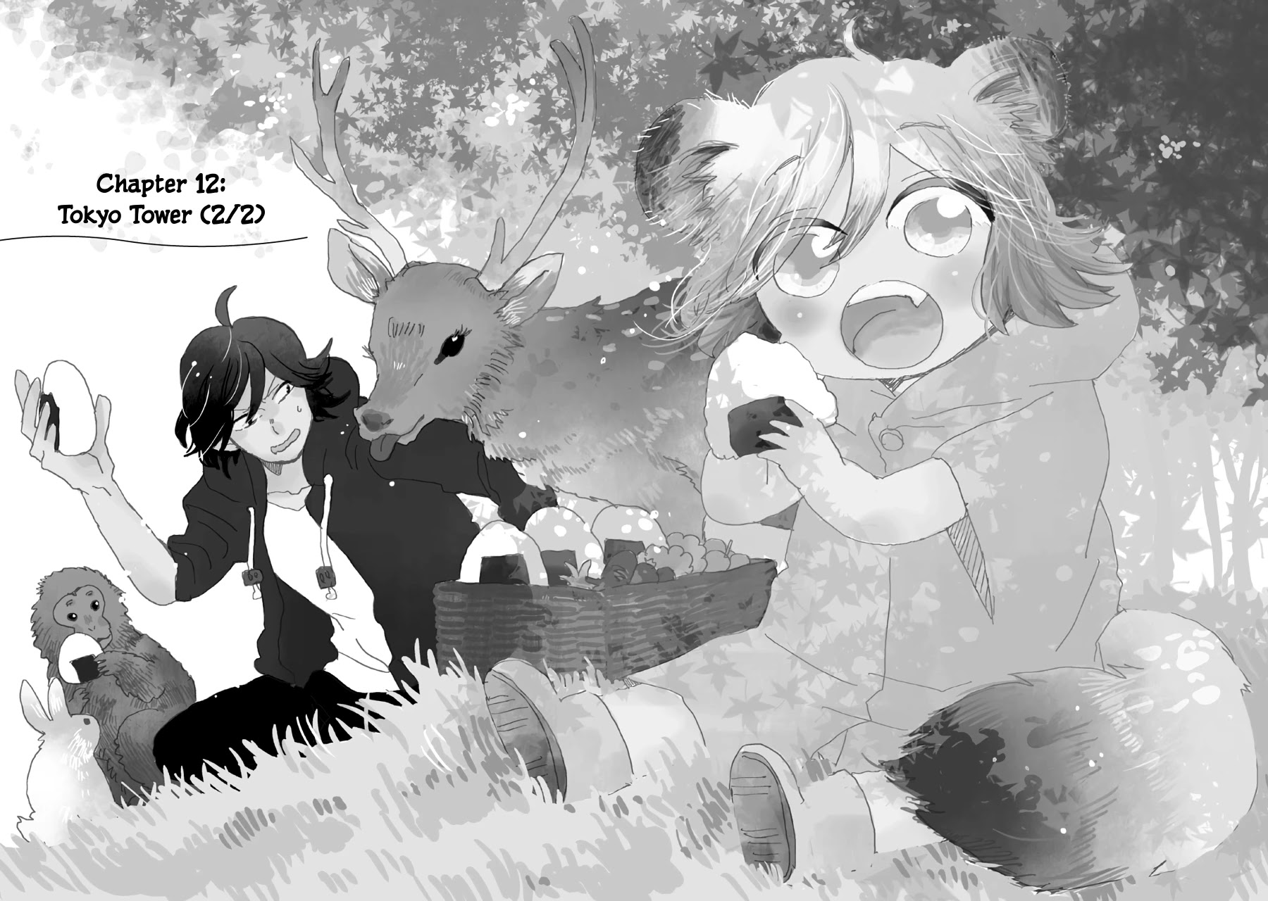Udon no Kuni no Kin'iro Kemari Chapter 12 page 2 - Chapter 12: Tokyo Tower (2/2)