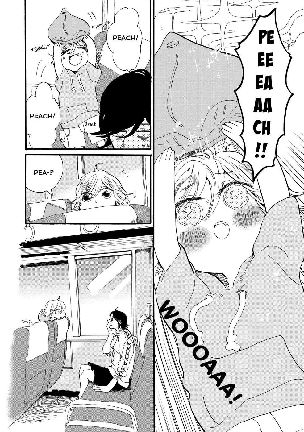 Udon no Kuni no Kin'iro Kemari Chapter 13 page 11 - Chapter 13: Marine Liner