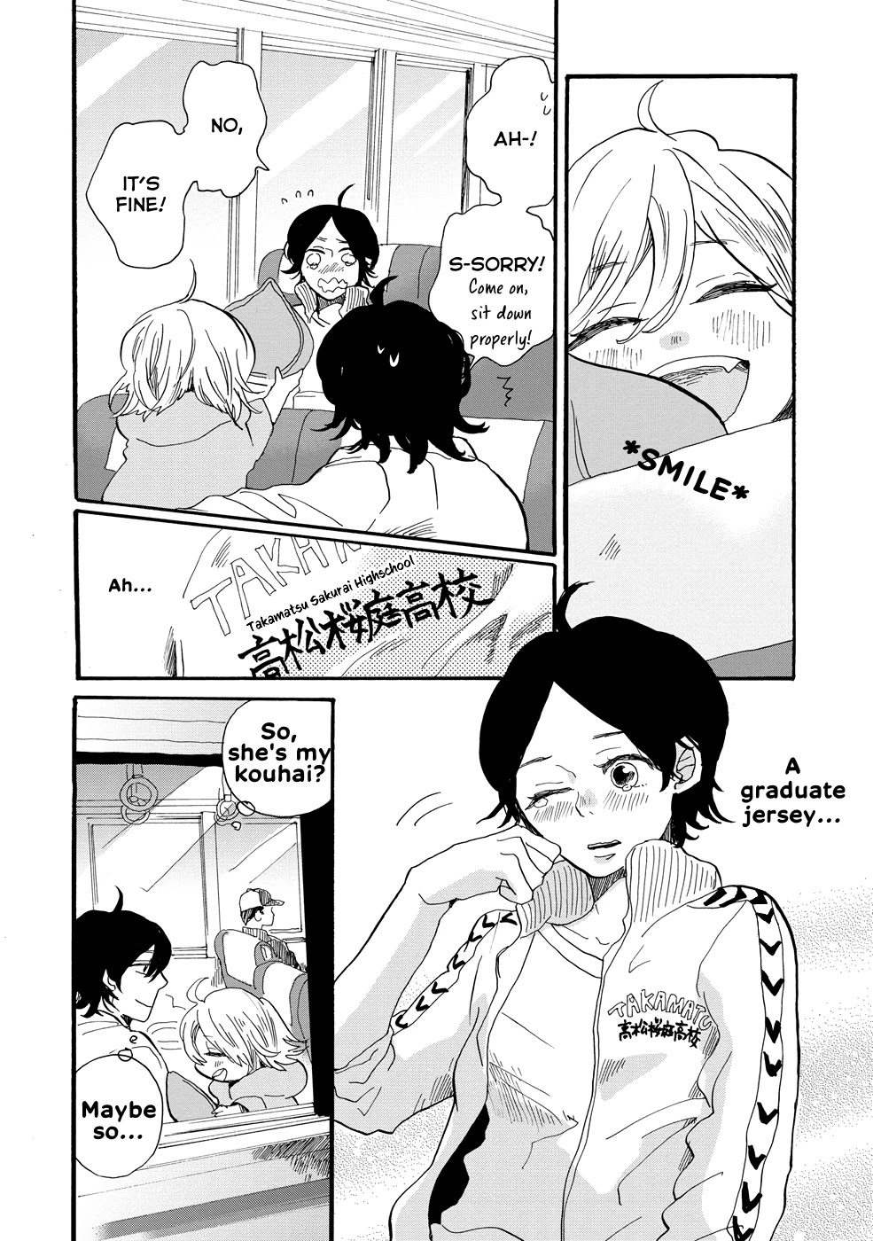 Udon no Kuni no Kin'iro Kemari Chapter 13 page 13 - Chapter 13: Marine Liner