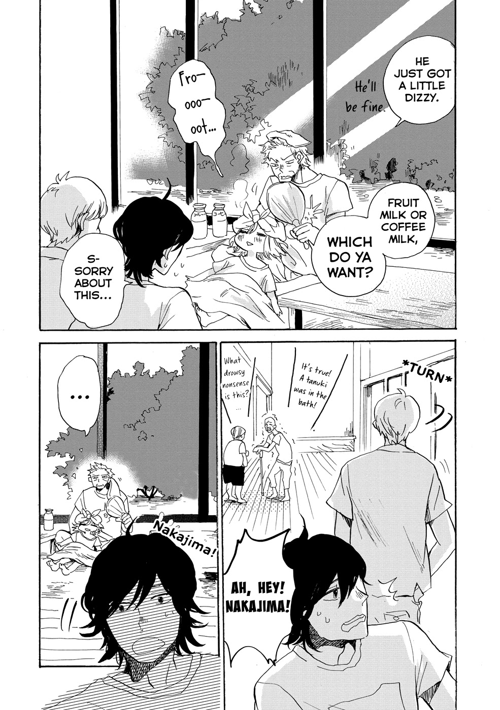 Udon no Kuni no Kin'iro Kemari Chapter 17 page 20 - Chapter 17: Busshouzan Hot Springs