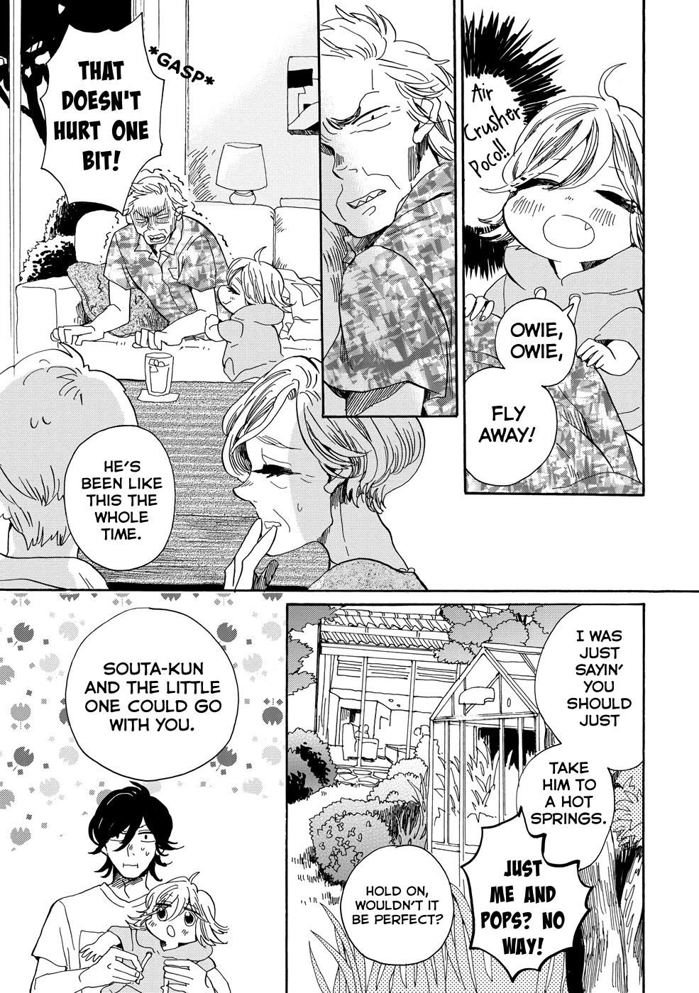 Udon no Kuni no Kin'iro Kemari Chapter 17 page 8 - Chapter 17: Busshouzan Hot Springs