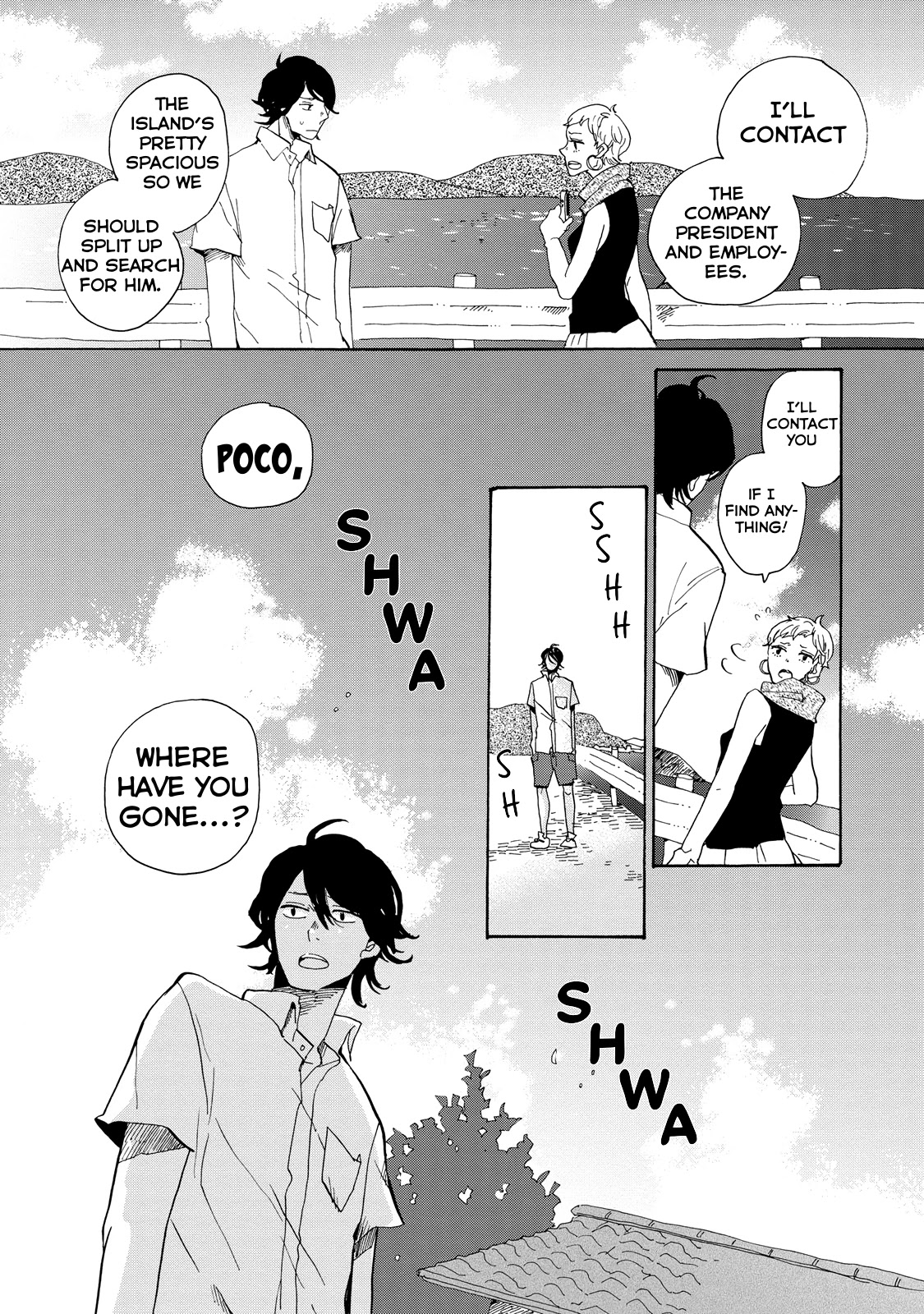 Udon no Kuni no Kin'iro Kemari Chapter 19 page 14 - Chapter 19: Angel Road