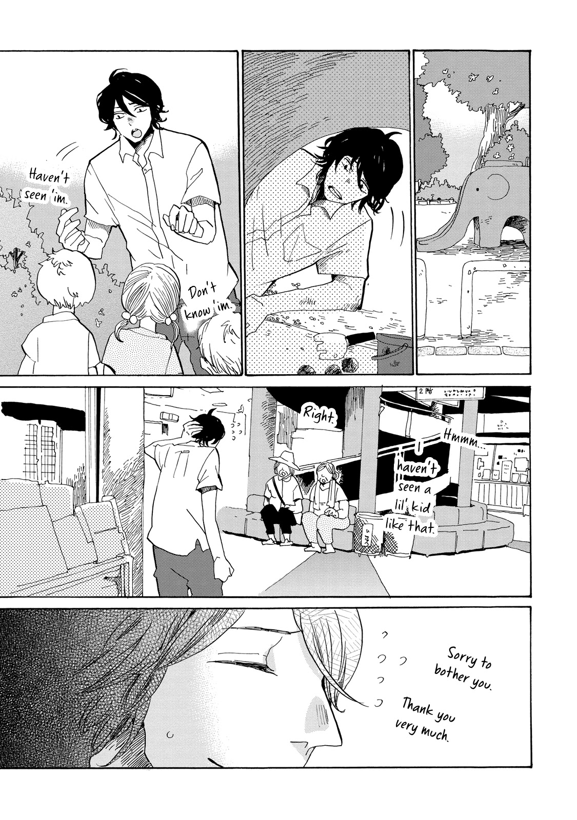 Udon no Kuni no Kin'iro Kemari Chapter 19 page 15 - Chapter 19: Angel Road