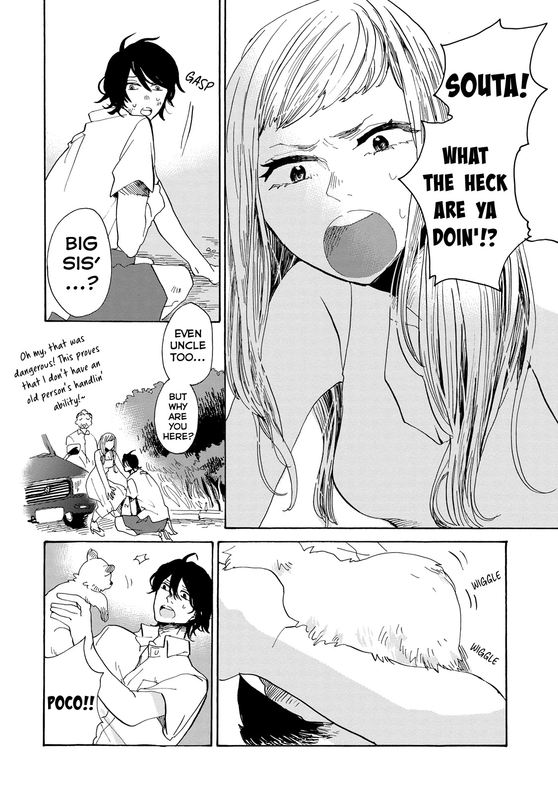 Udon no Kuni no Kin'iro Kemari Chapter 19 page 24 - Chapter 19: Angel Road