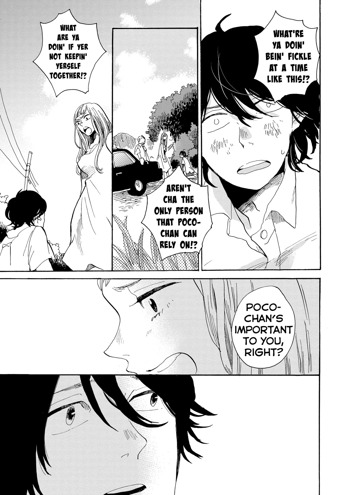 Udon no Kuni no Kin'iro Kemari Chapter 19 page 27 - Chapter 19: Angel Road