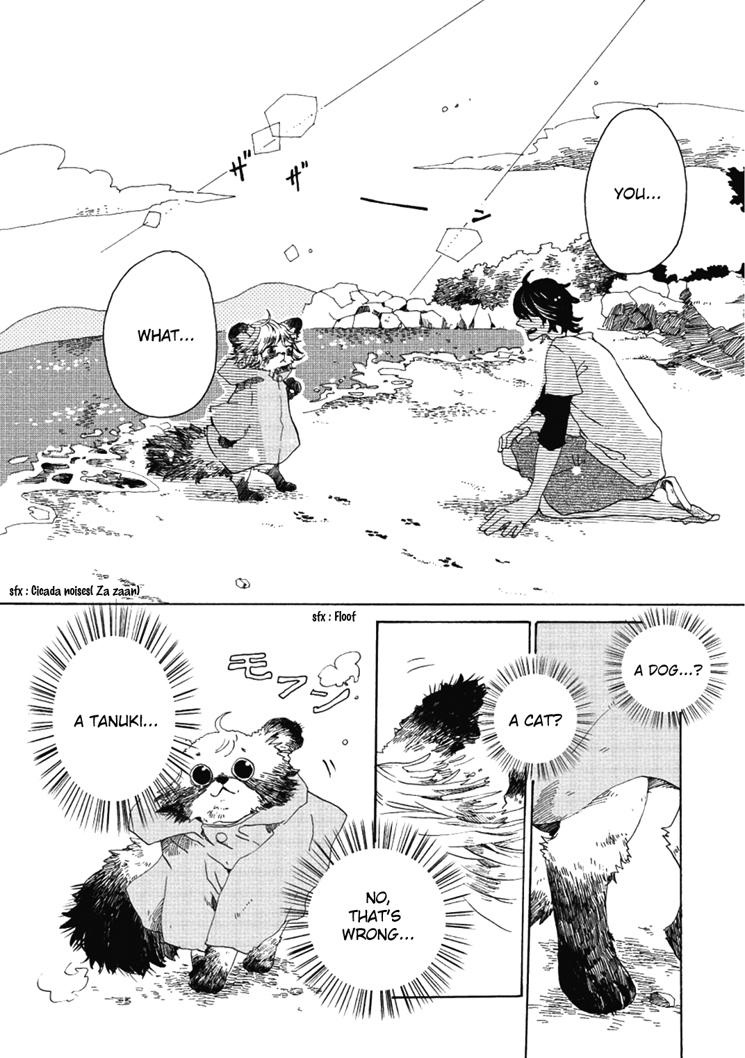Udon no Kuni no Kin'iro Kemari Chapter 2 page 5 - Chapter 2: Soy Beans