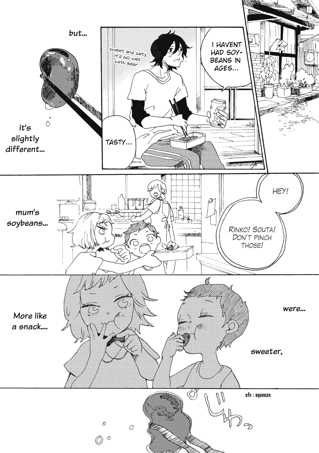 Udon no Kuni no Kin'iro Kemari Chapter 2 page 9 - Chapter 2: Soy Beans