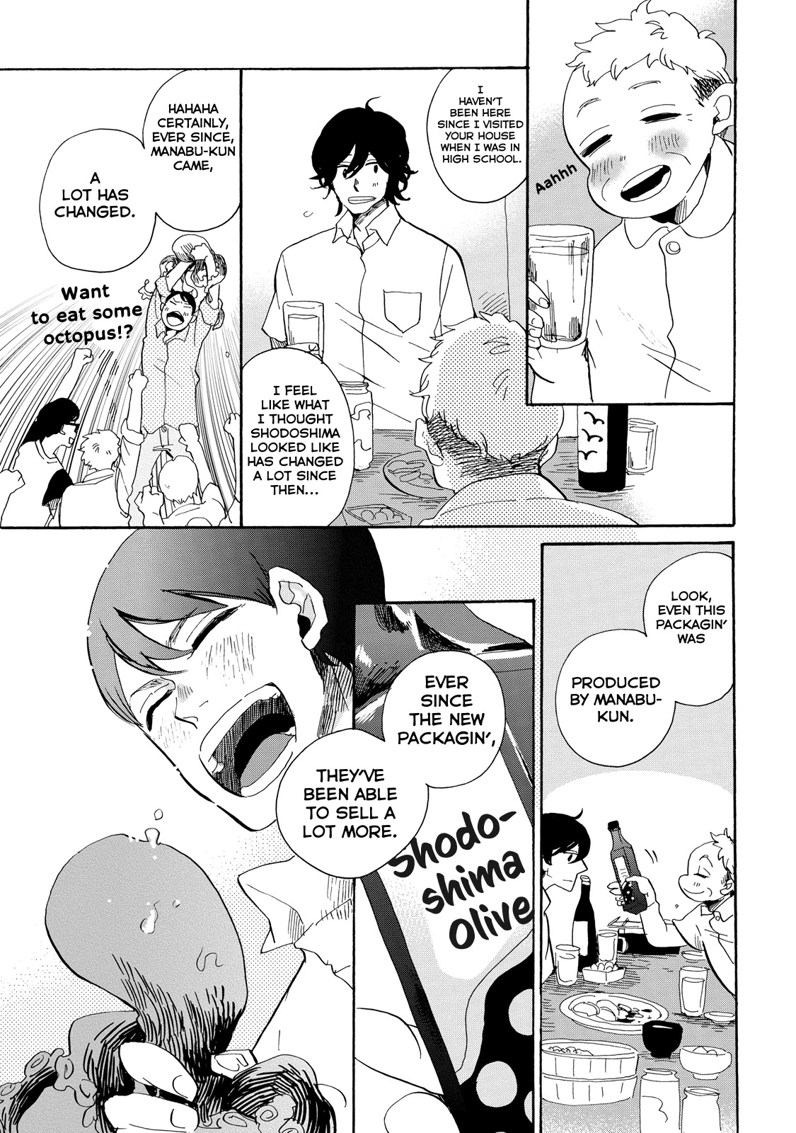 Udon no Kuni no Kin'iro Kemari Chapter 21 page 20 - Chapter 21: Olive