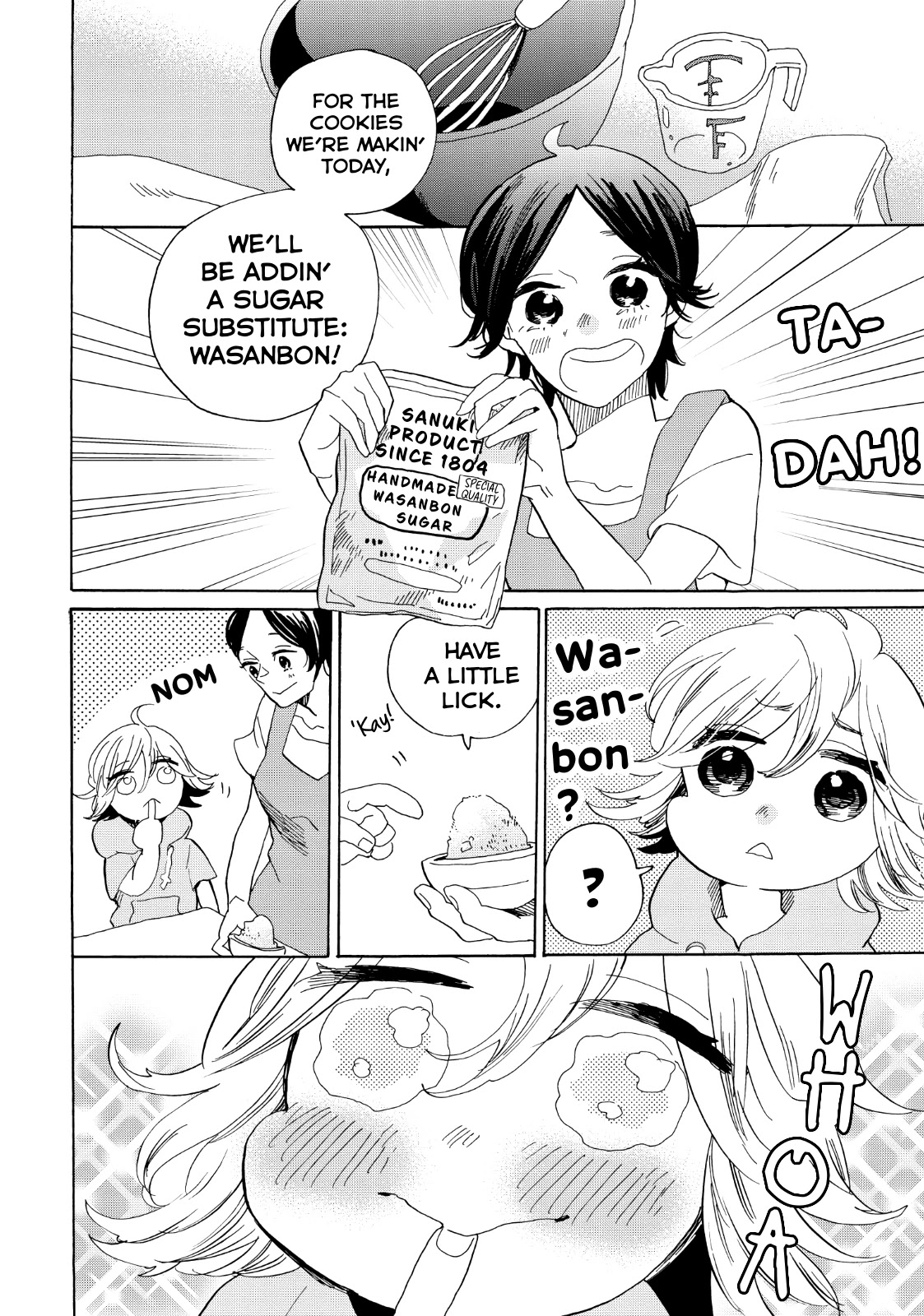 Udon no Kuni no Kin'iro Kemari Chapter 25 page 12 - Chapter 25: Wasanbon
