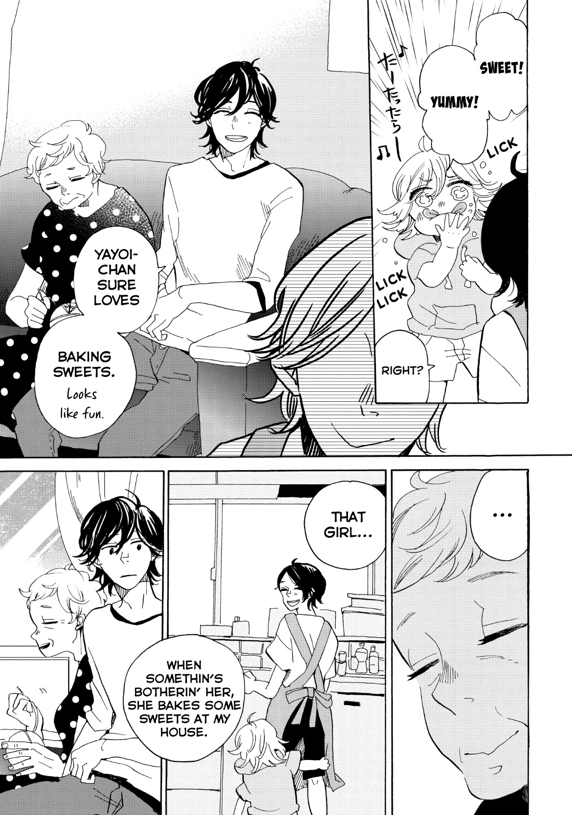 Udon no Kuni no Kin'iro Kemari Chapter 25 page 13 - Chapter 25: Wasanbon