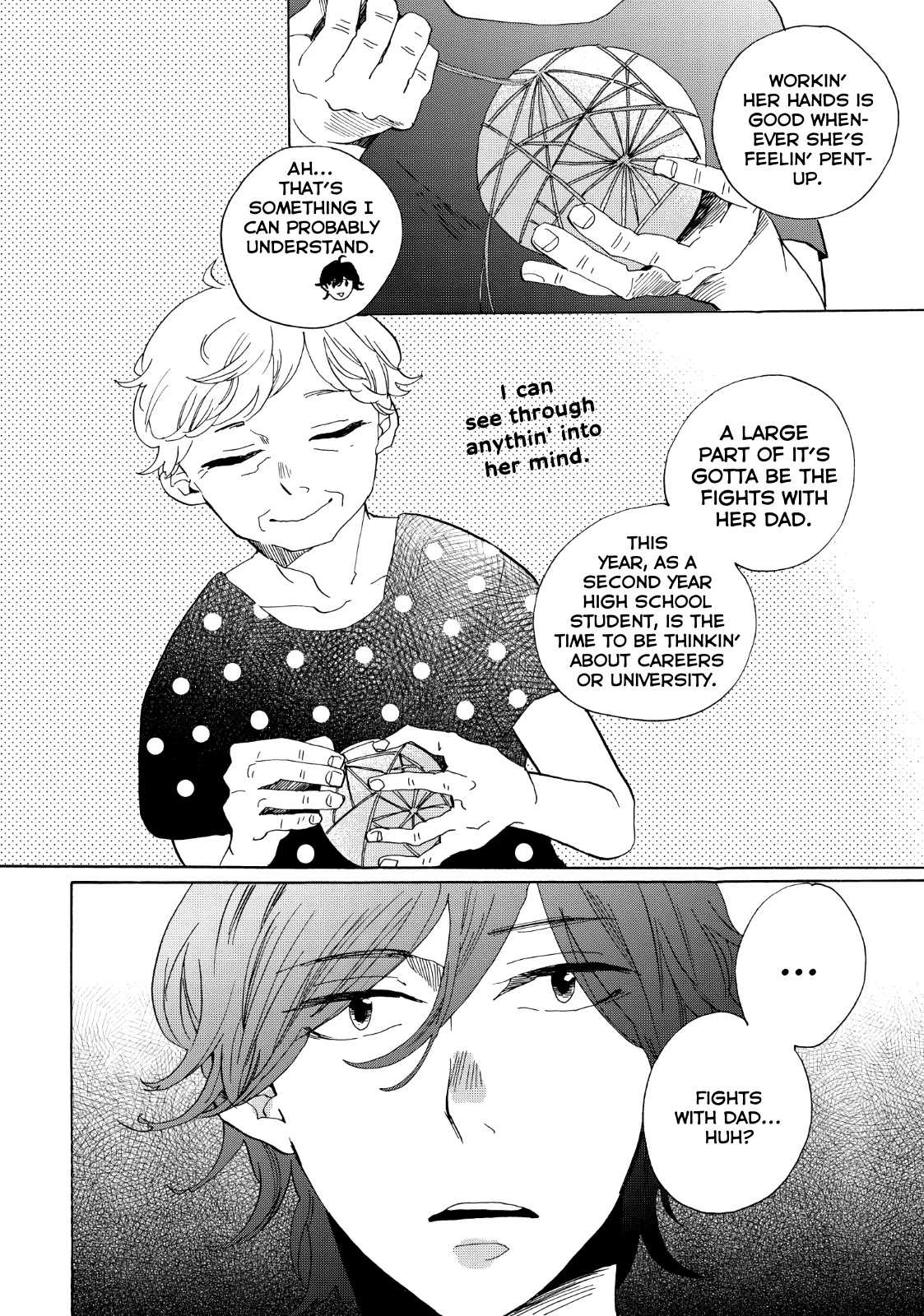 Udon no Kuni no Kin'iro Kemari Chapter 25 page 14 - Chapter 25: Wasanbon