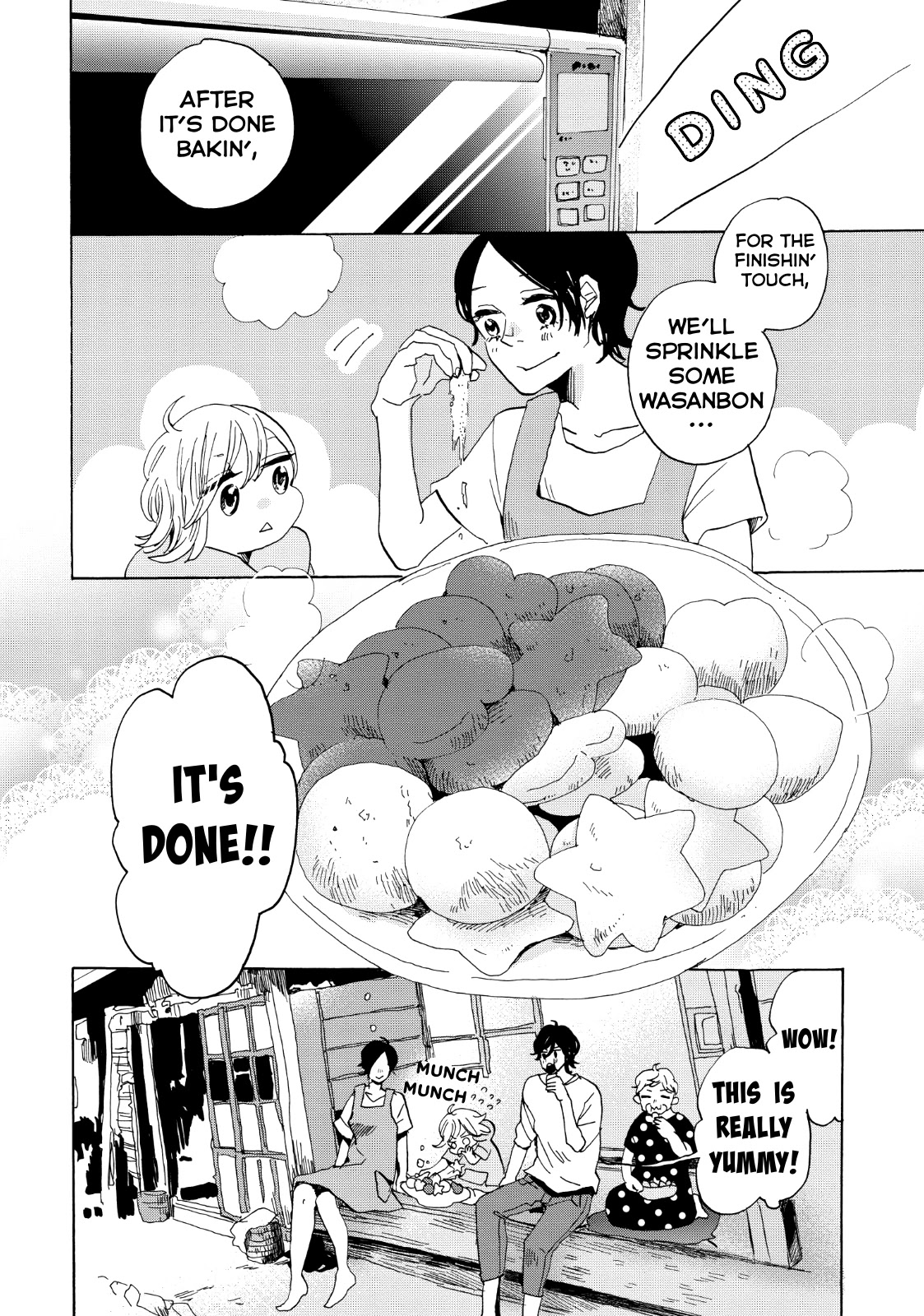 Udon no Kuni no Kin'iro Kemari Chapter 25 page 22 - Chapter 25: Wasanbon