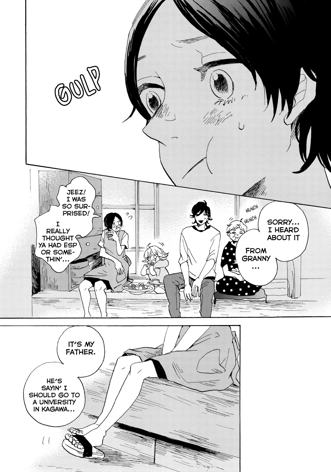 Udon no Kuni no Kin'iro Kemari Chapter 25 page 24 - Chapter 25: Wasanbon