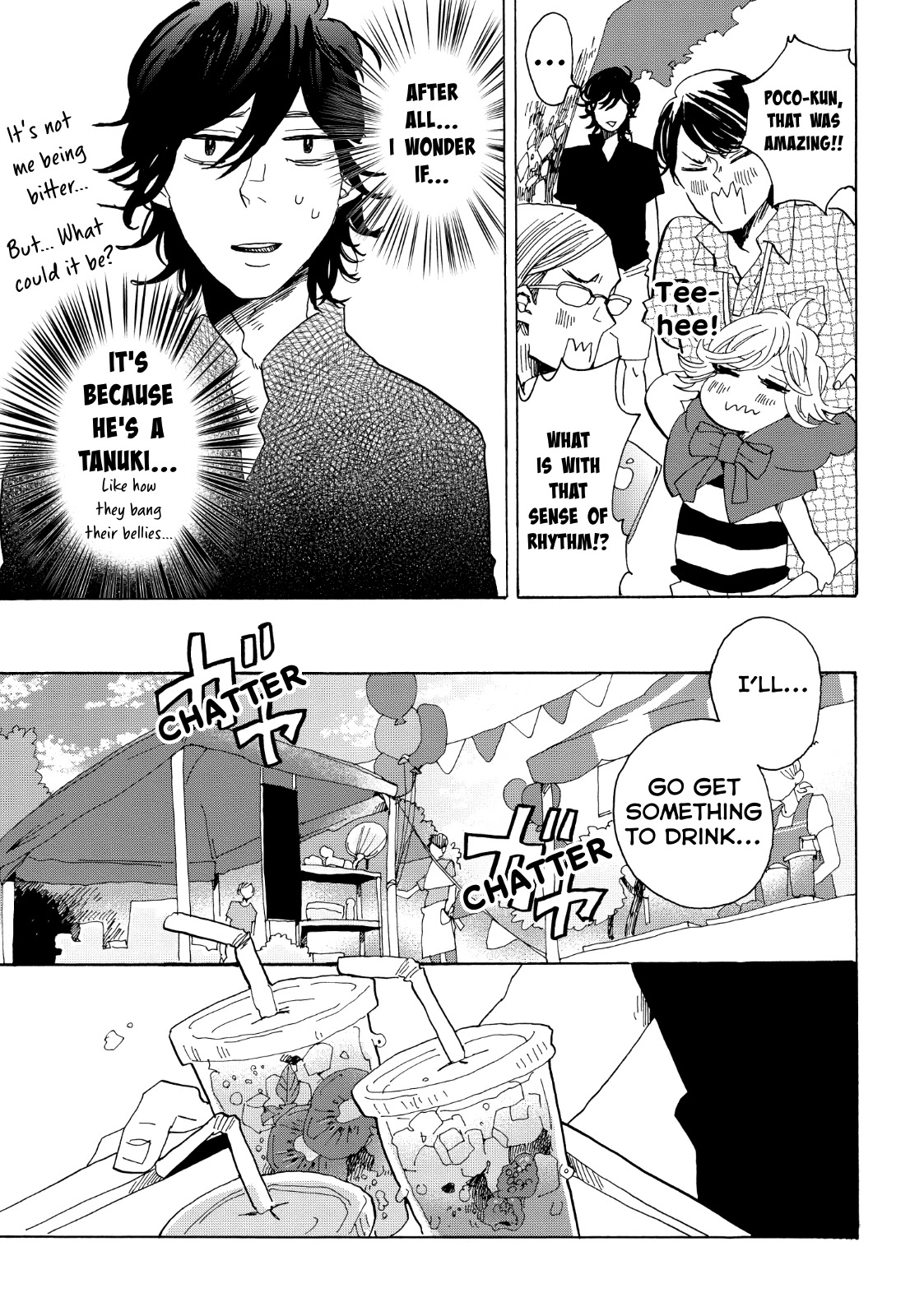 Udon no Kuni no Kin'iro Kemari Chapter 26 page 18 - Chapter 26: Seaweed Castle