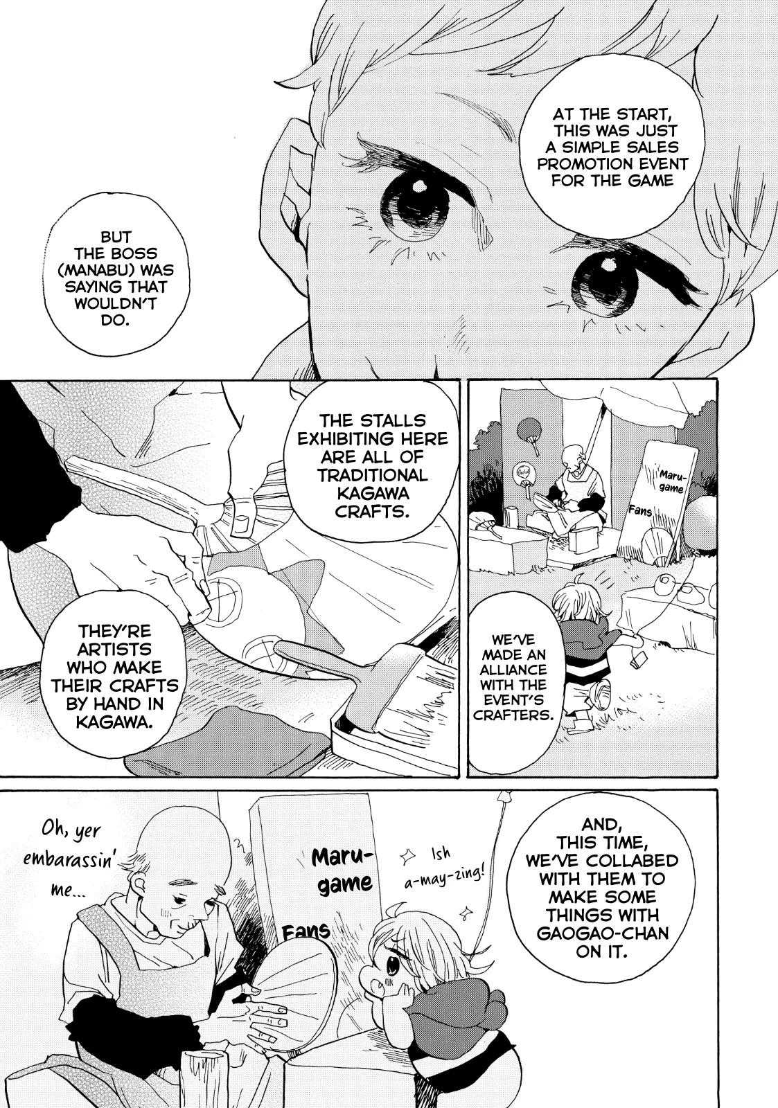Udon no Kuni no Kin'iro Kemari Chapter 26 page 22 - Chapter 26: Seaweed Castle