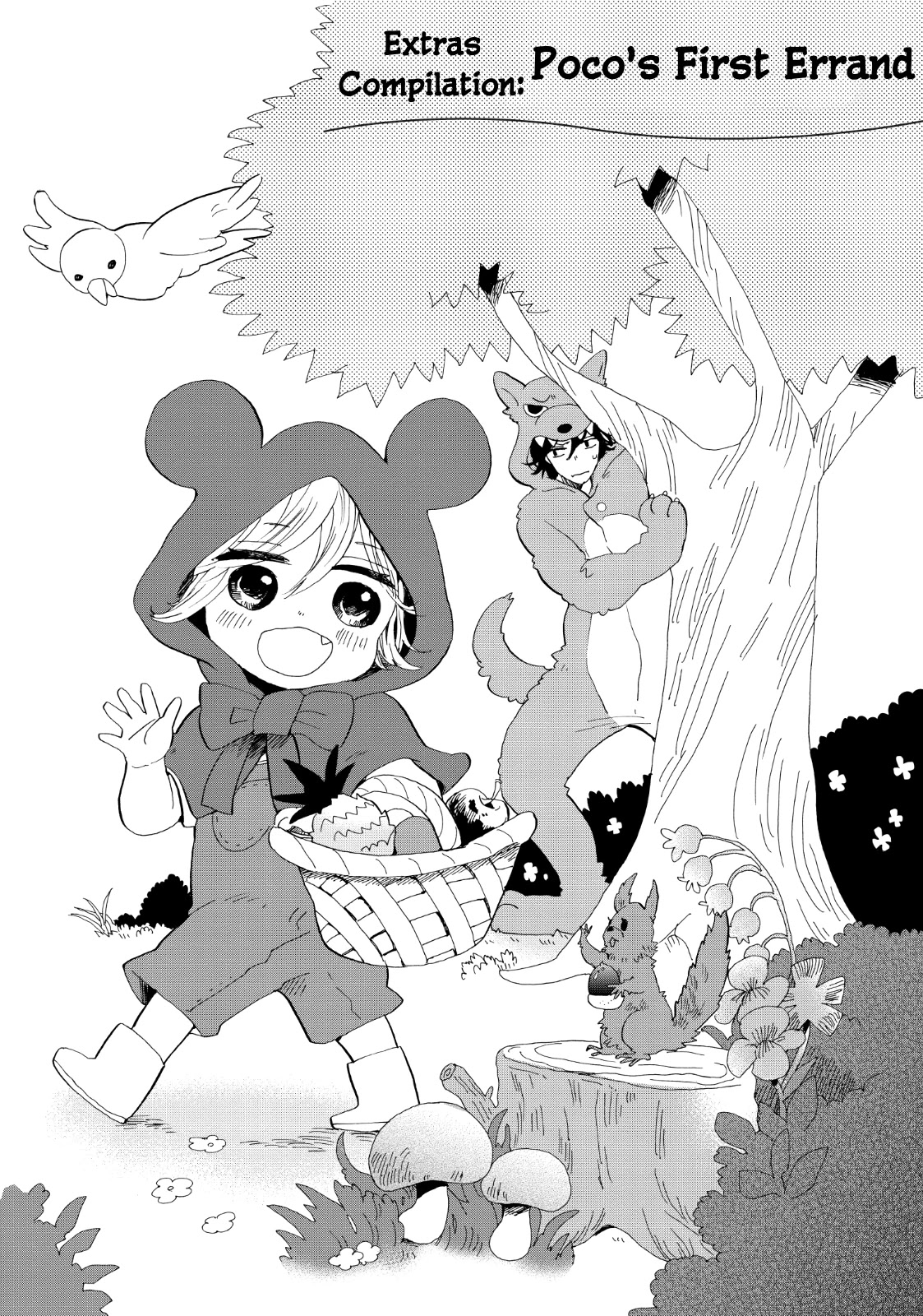 Udon no Kuni no Kin'iro Kemari Chapter 27.5 page 1 - Chapter 27.5: Poco's First Errand
