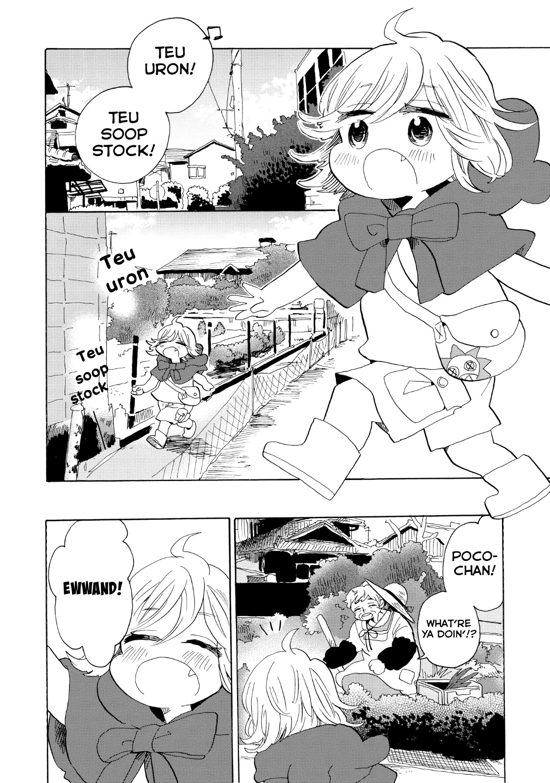 Udon no Kuni no Kin'iro Kemari Chapter 27.5 page 11 - Chapter 27.5: Poco's First Errand