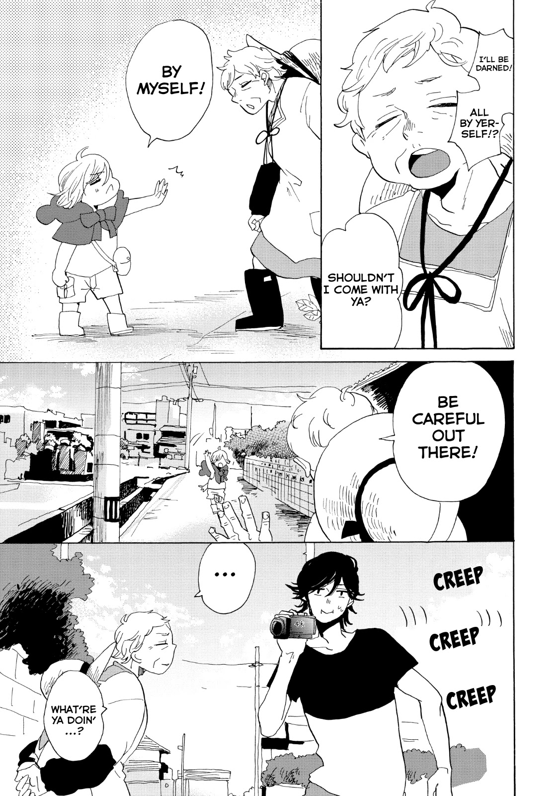 Udon no Kuni no Kin'iro Kemari Chapter 27.5 page 12 - Chapter 27.5: Poco's First Errand