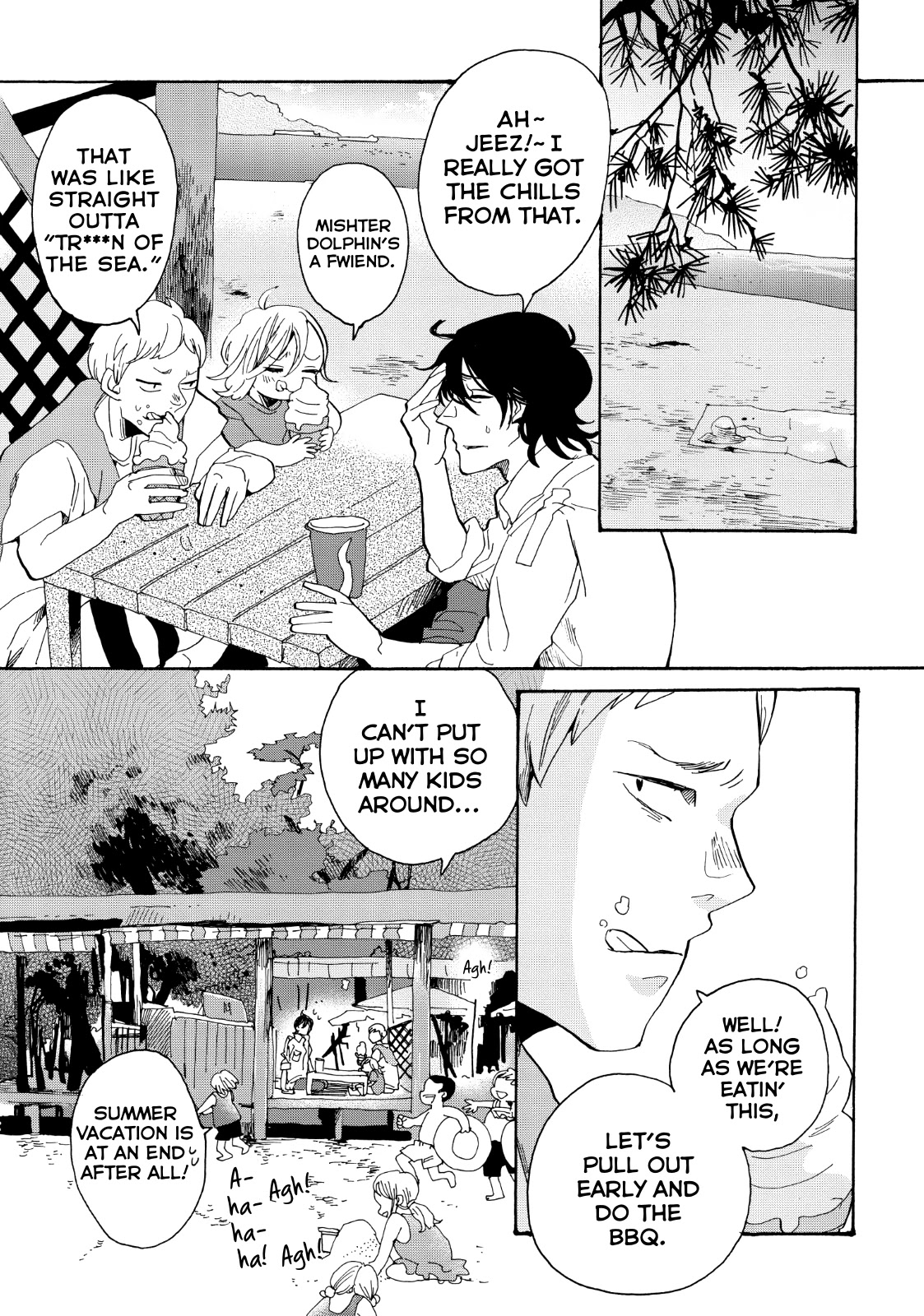 Udon no Kuni no Kin'iro Kemari Chapter 28 page 17 - Chapter 28: Tsuda's Matsubara