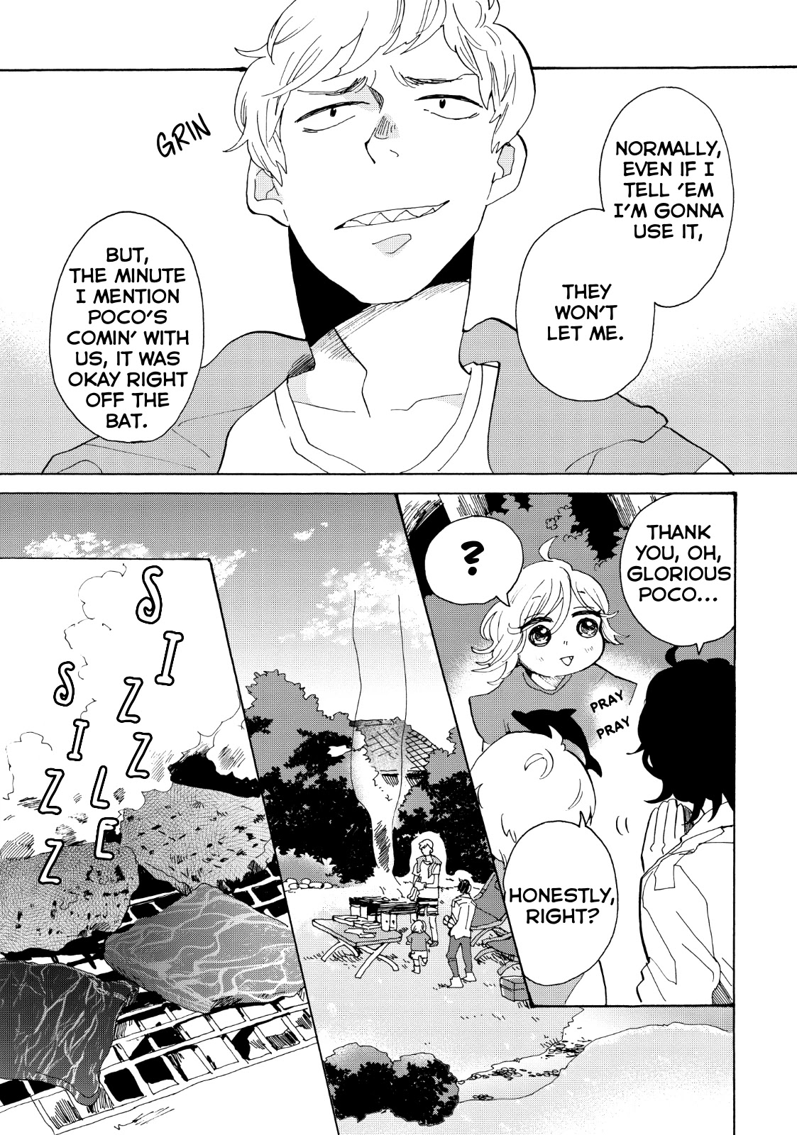 Udon no Kuni no Kin'iro Kemari Chapter 28 page 21 - Chapter 28: Tsuda's Matsubara