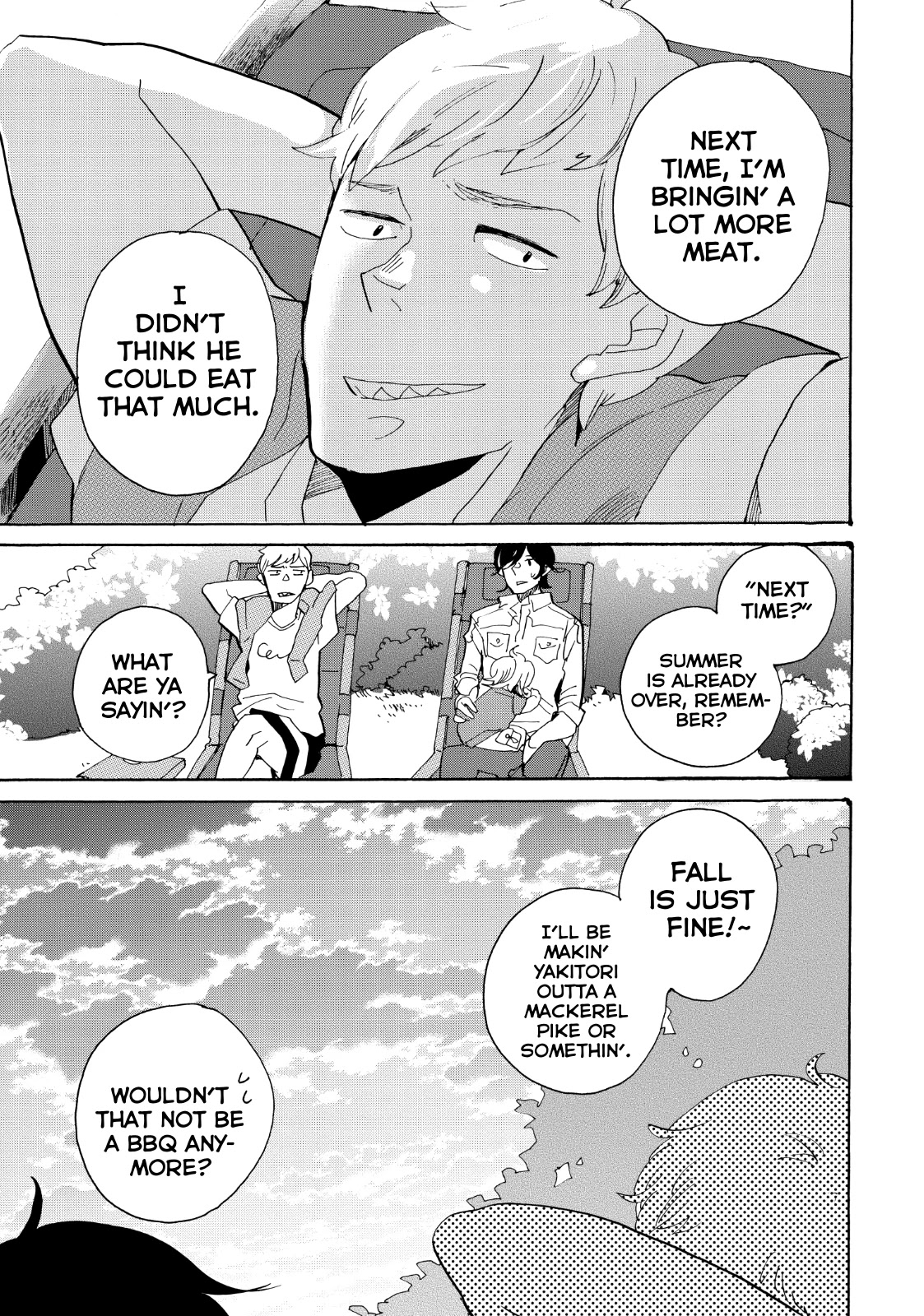 Udon no Kuni no Kin'iro Kemari Chapter 28 page 29 - Chapter 28: Tsuda's Matsubara