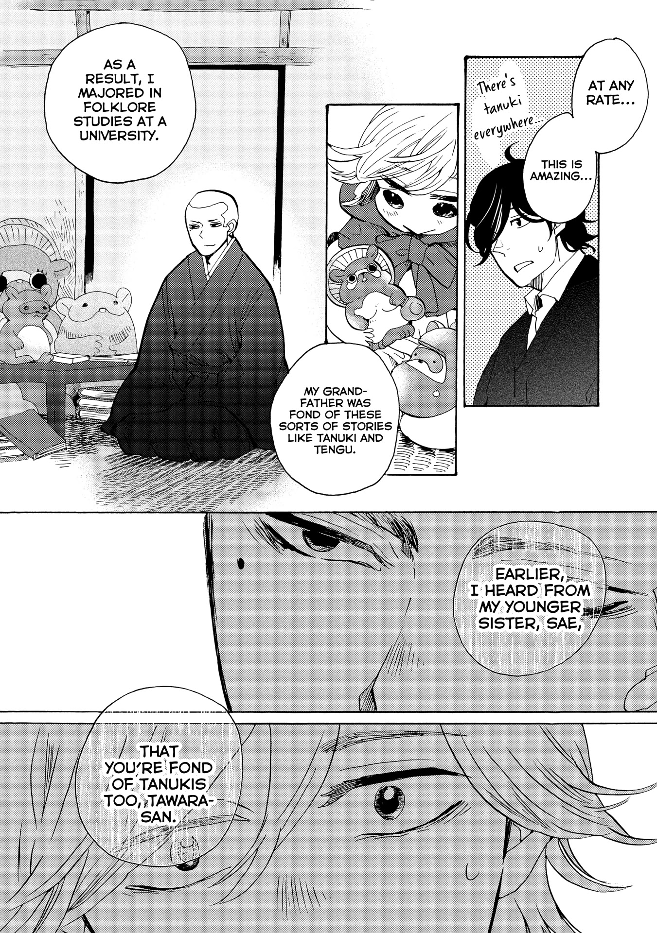 Udon no Kuni no Kin'iro Kemari Chapter 30 page 10 - Chapter 30: Genpei no Sato