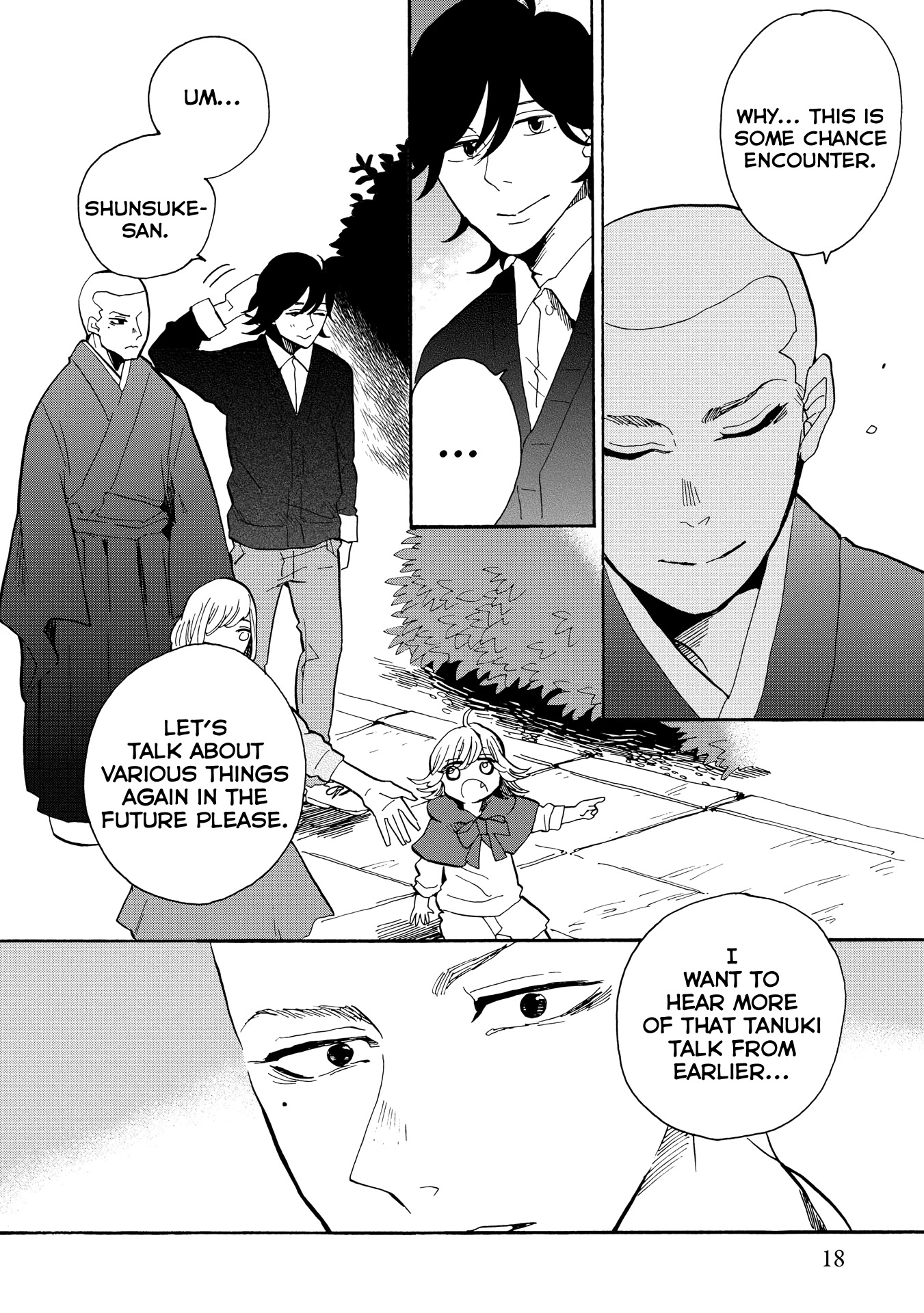 Udon no Kuni no Kin'iro Kemari Chapter 30 page 19 - Chapter 30: Genpei no Sato