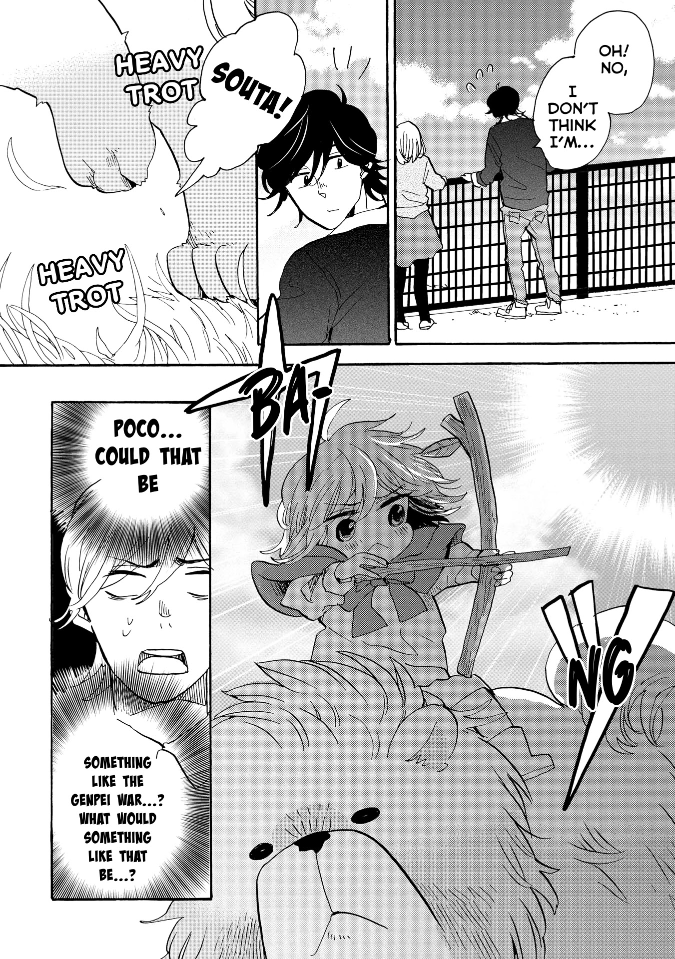 Udon no Kuni no Kin'iro Kemari Chapter 30 page 30 - Chapter 30: Genpei no Sato