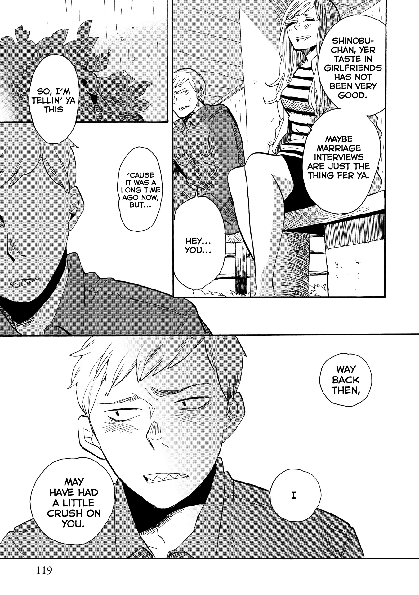 Udon no Kuni no Kin'iro Kemari Chapter 33 page 24 - Chapter 33: Manba no Ken-chan