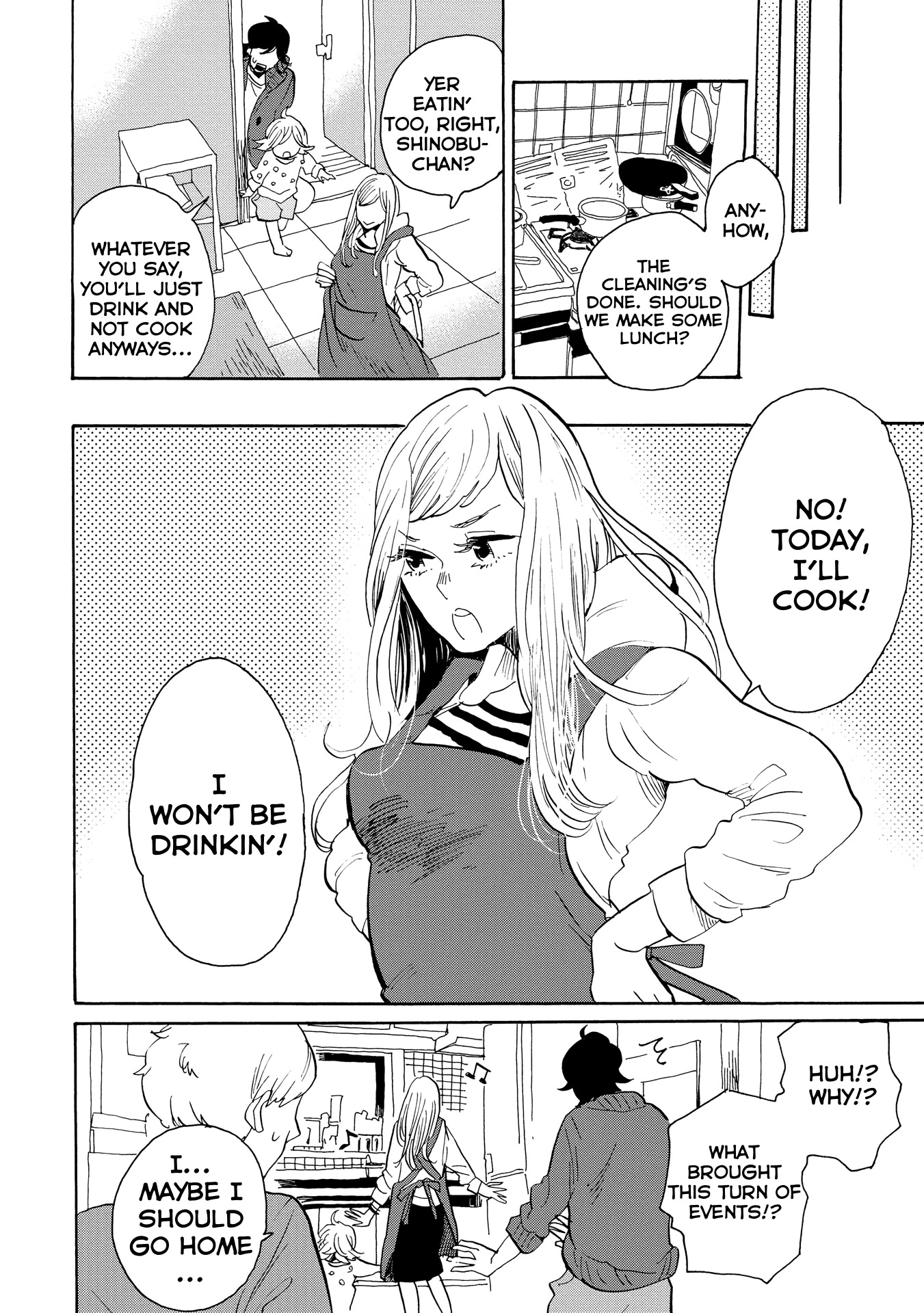Udon no Kuni no Kin'iro Kemari Chapter 33 page 9 - Chapter 33: Manba no Ken-chan