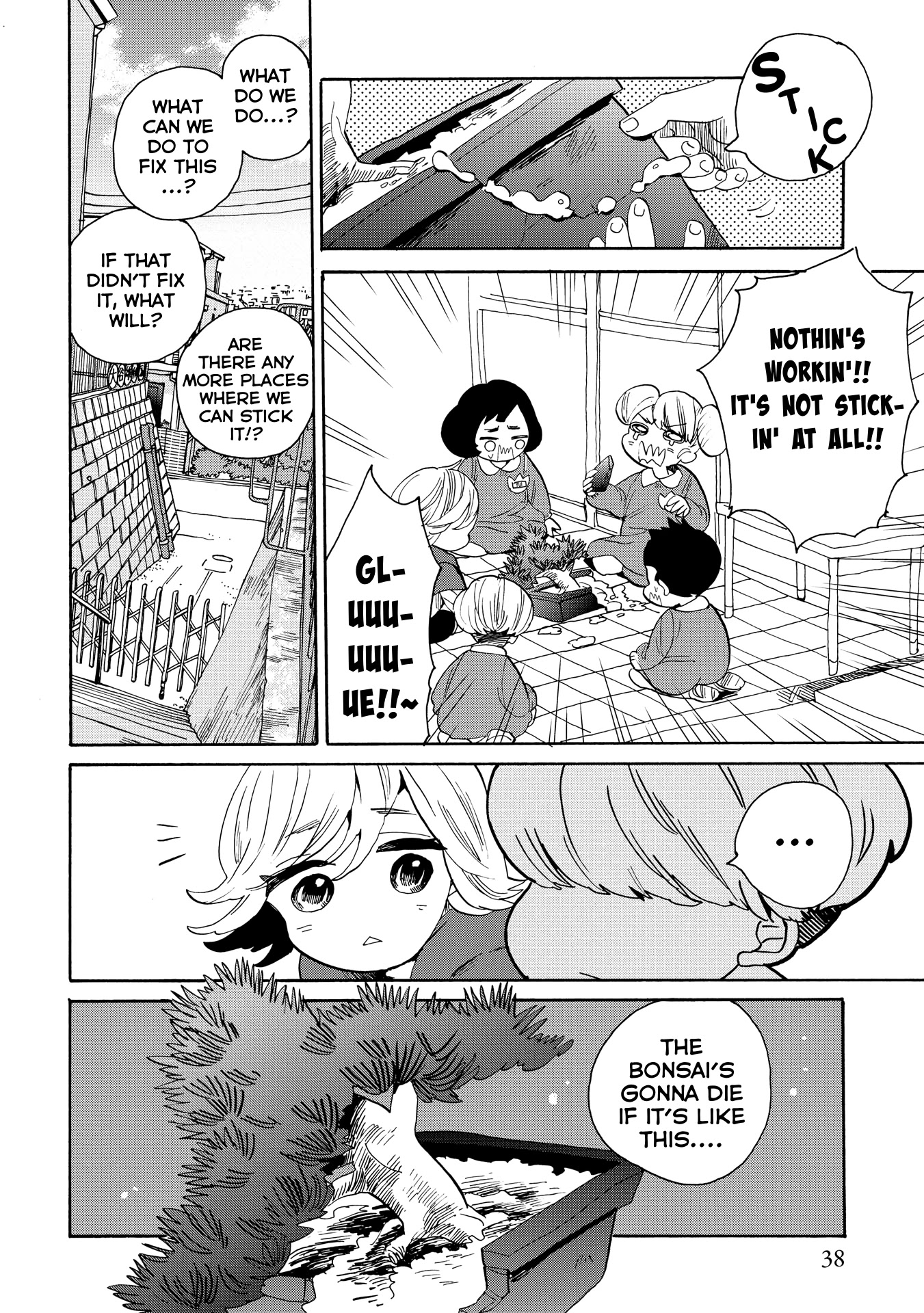 Udon no Kuni no Kin'iro Kemari Chapter 37 page 4 - Chapter 37: Pine Bonsai (2/2)