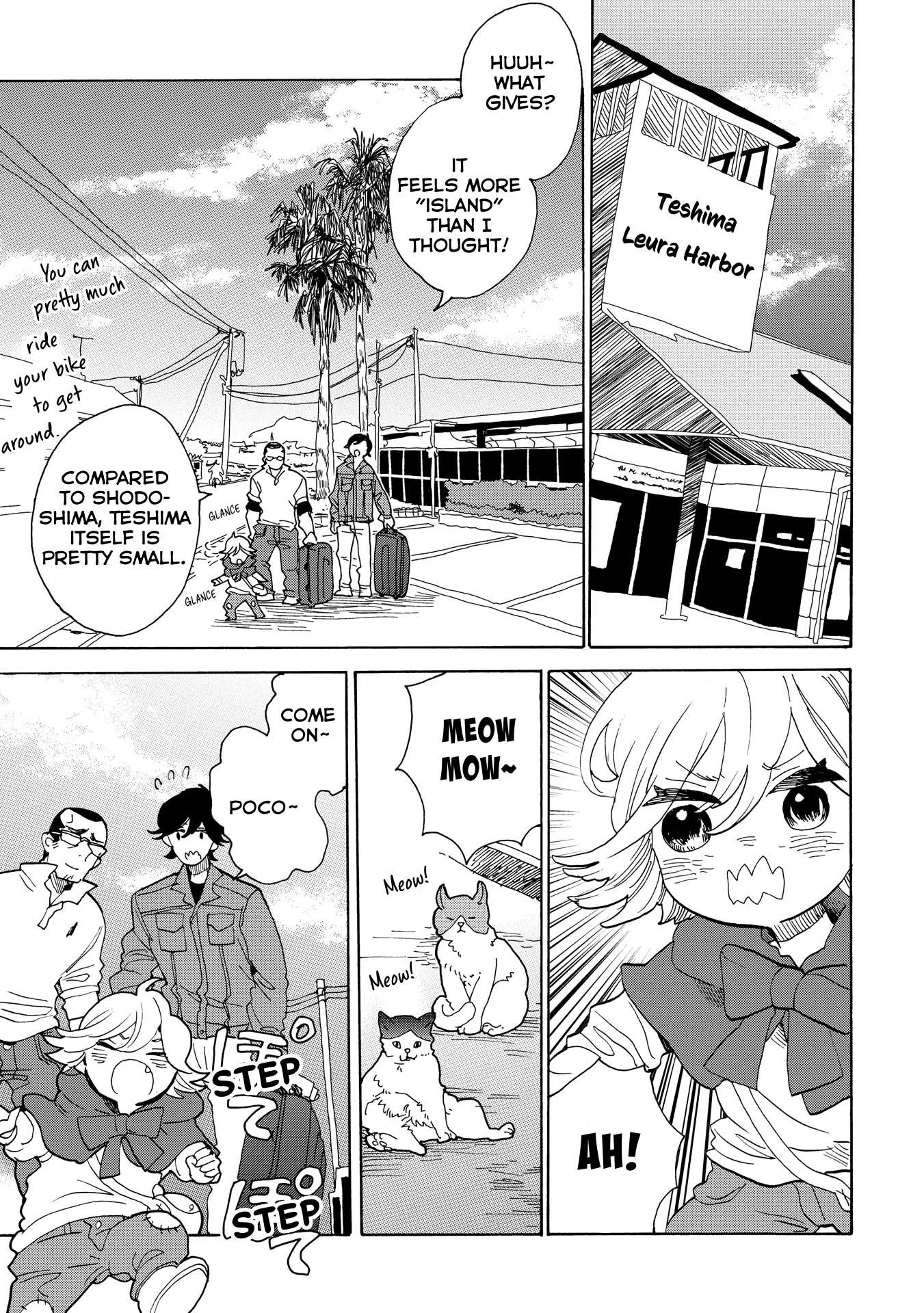 Udon no Kuni no Kin'iro Kemari Chapter 41 page 16 - Chapter 41: Leura Harbor