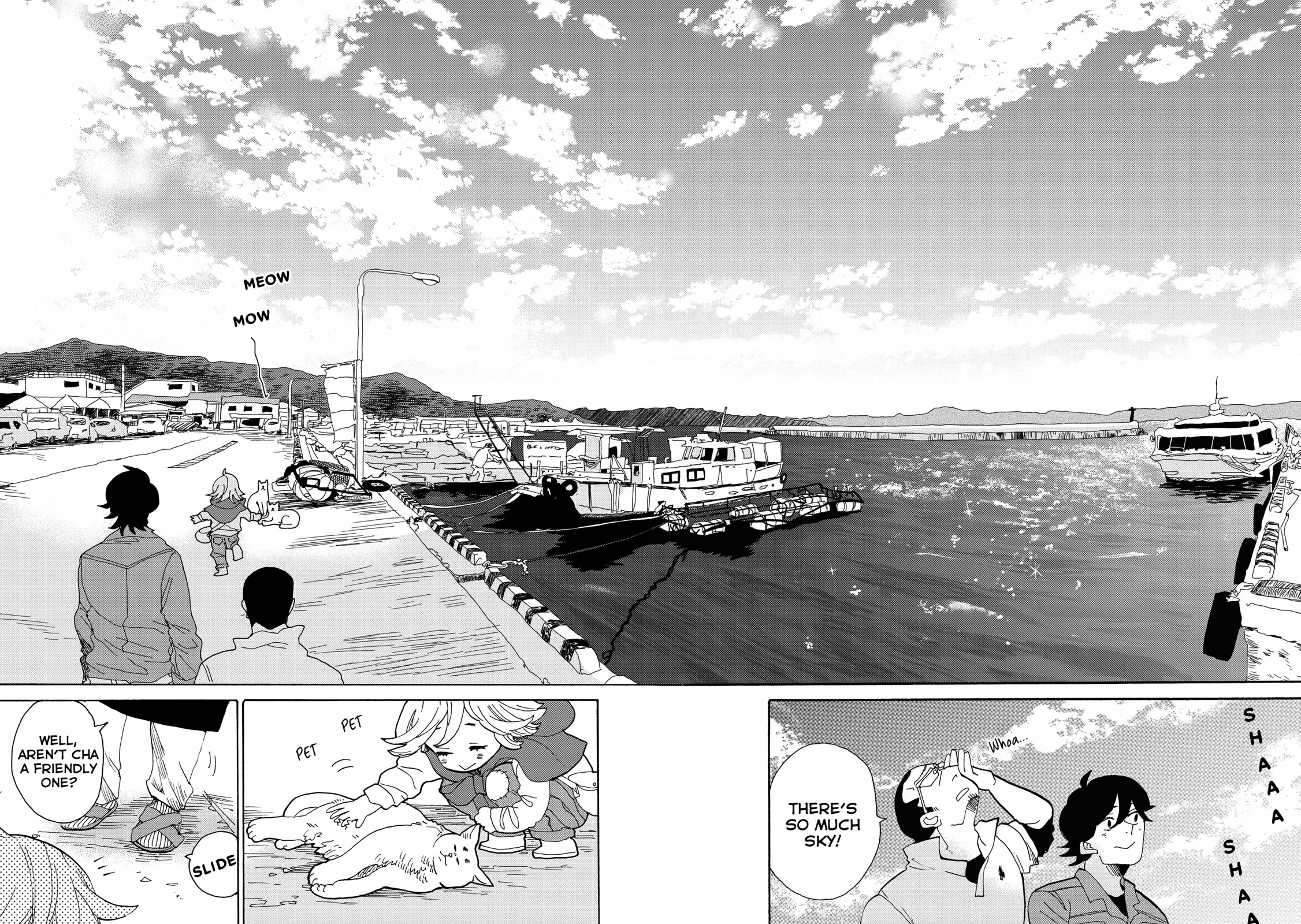 Udon no Kuni no Kin'iro Kemari Chapter 41 page 17 - Chapter 41: Leura Harbor