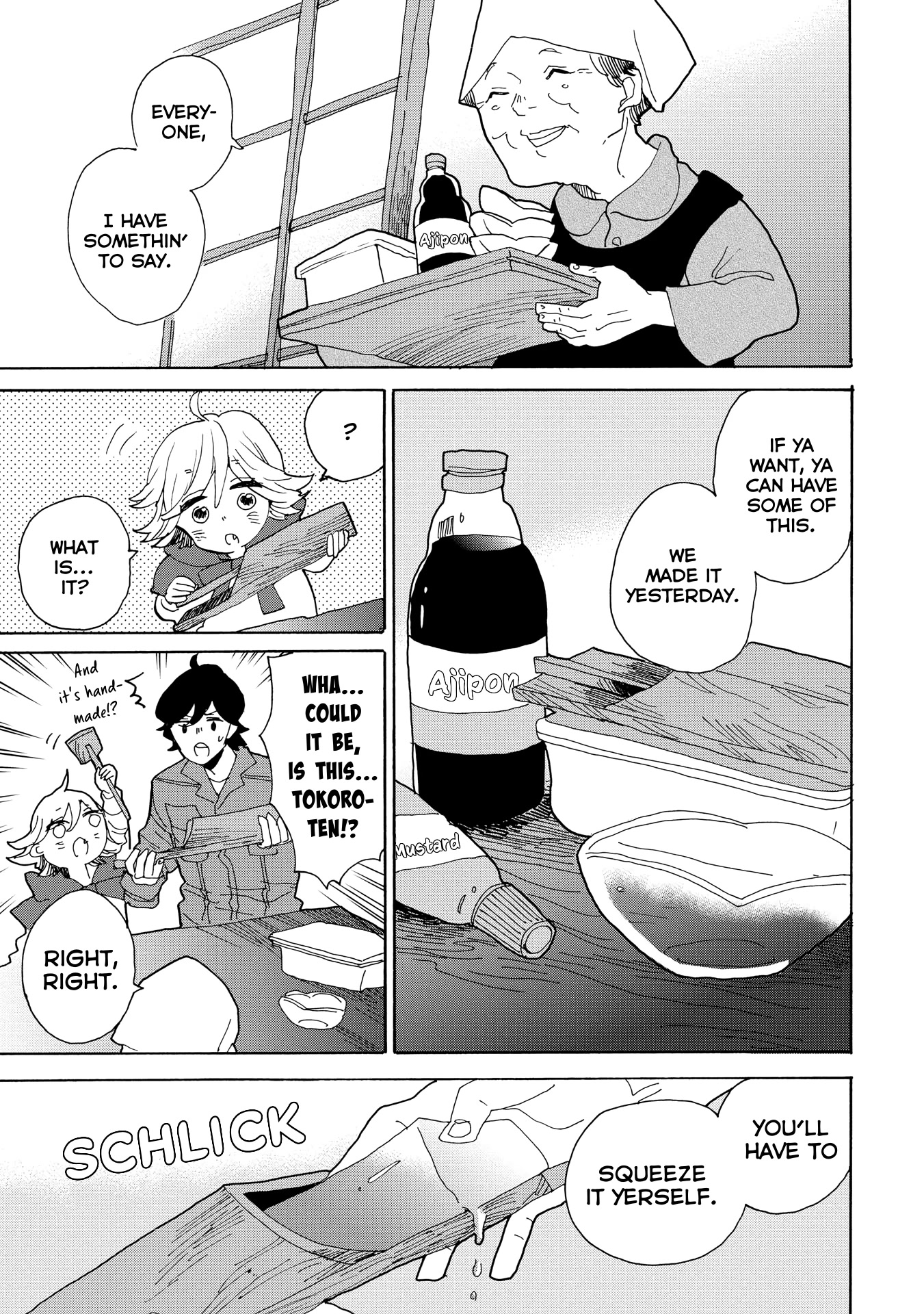 Udon no Kuni no Kin'iro Kemari Chapter 41 page 21 - Chapter 41: Leura Harbor