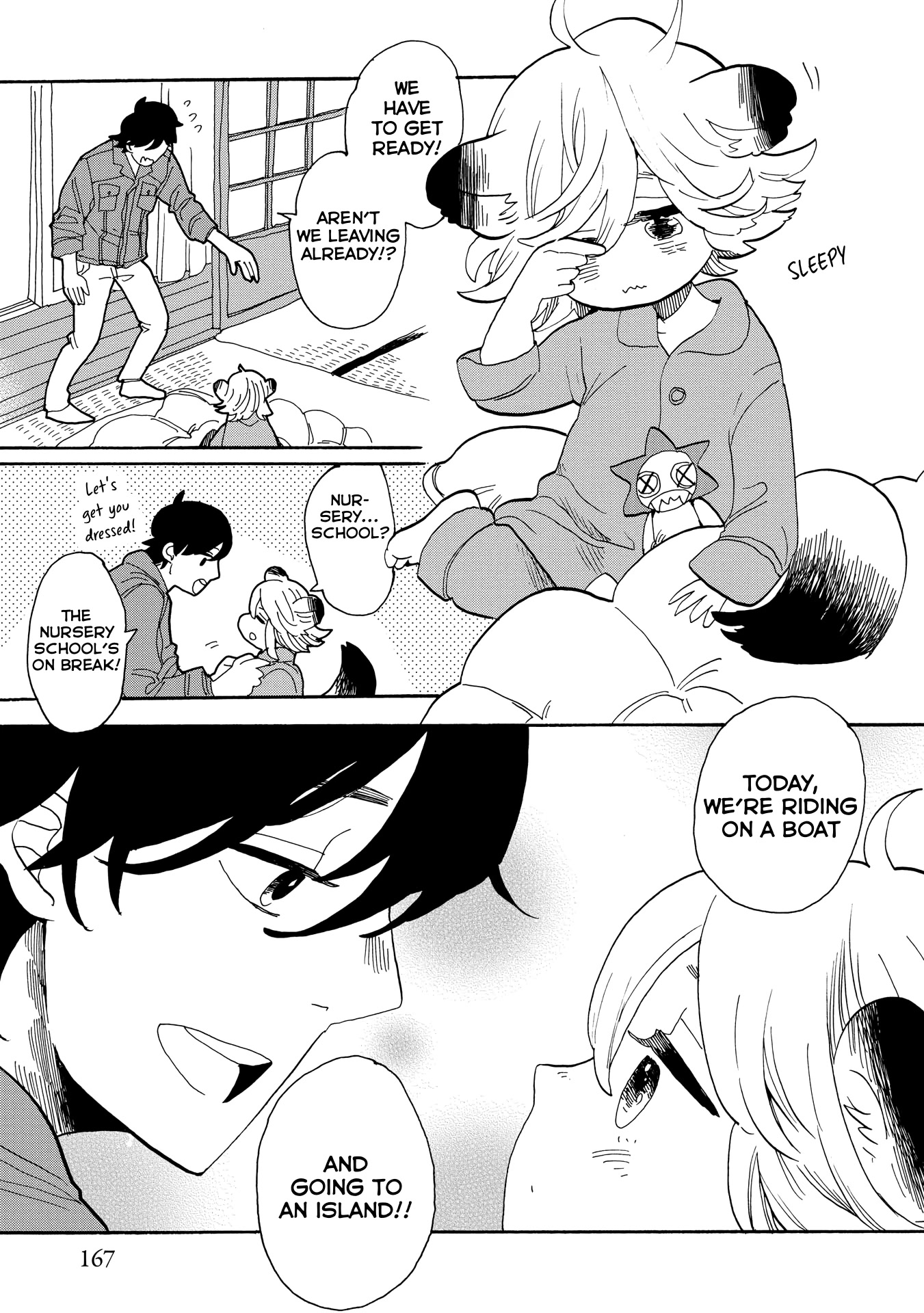 Udon no Kuni no Kin'iro Kemari Chapter 41 page 8 - Chapter 41: Leura Harbor