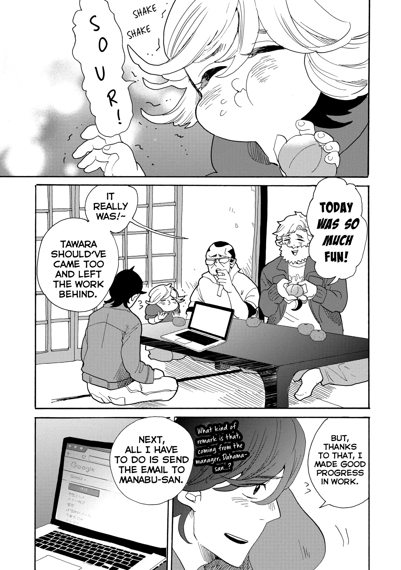 Udon no Kuni no Kin'iro Kemari Chapter 42 page 30 - Chapter 42: Olive Cow
