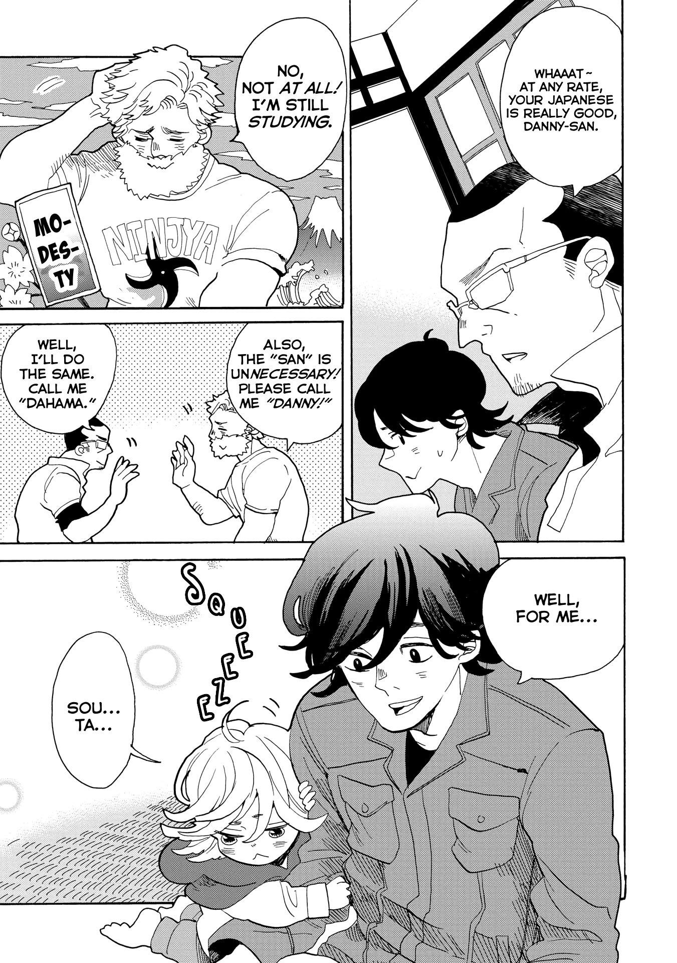 Udon no Kuni no Kin'iro Kemari Chapter 42 page 9 - Chapter 42: Olive Cow