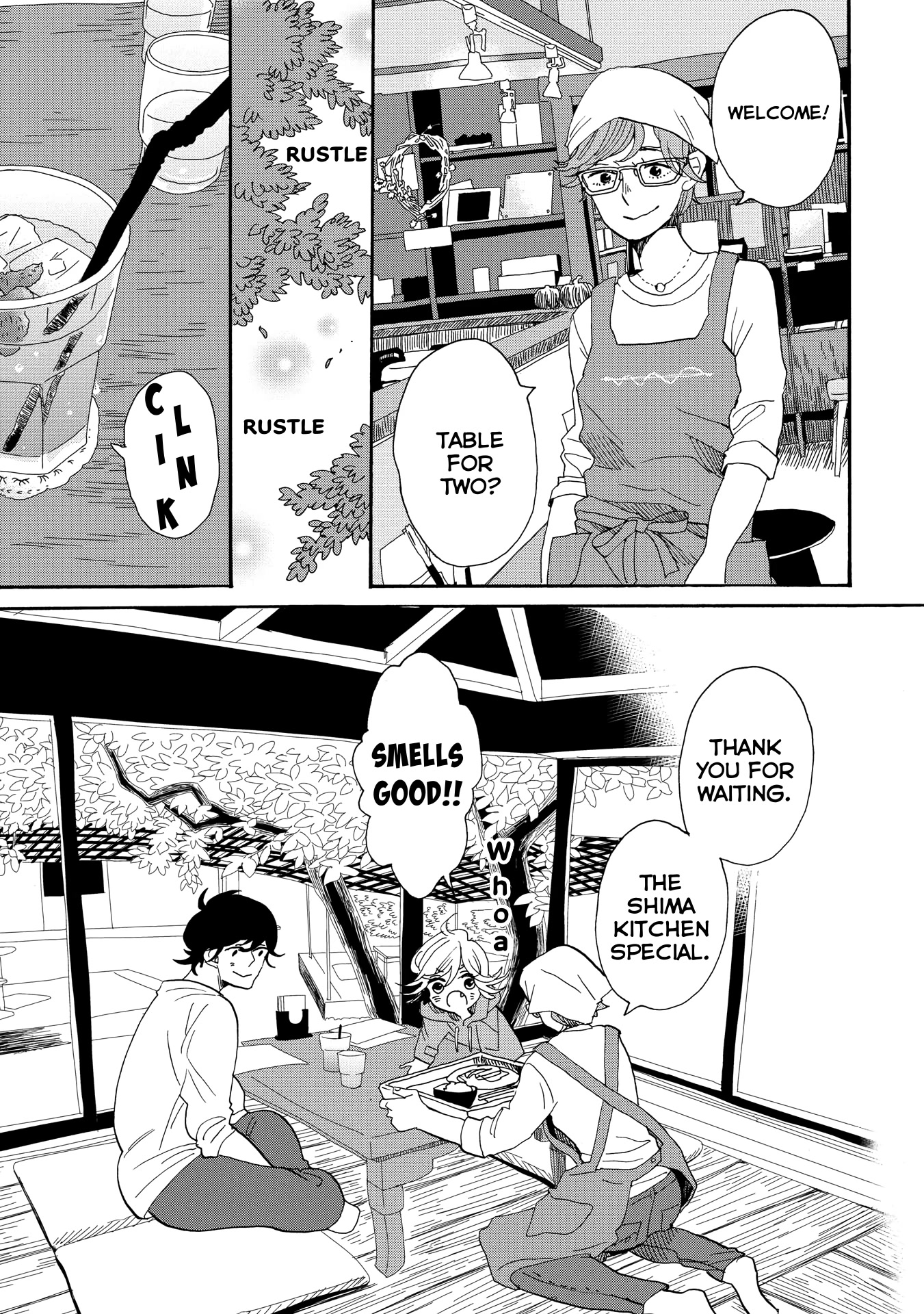 Udon no Kuni no Kin'iro Kemari Chapter 43 page 18 - Chapter 43: Shima Kitchen