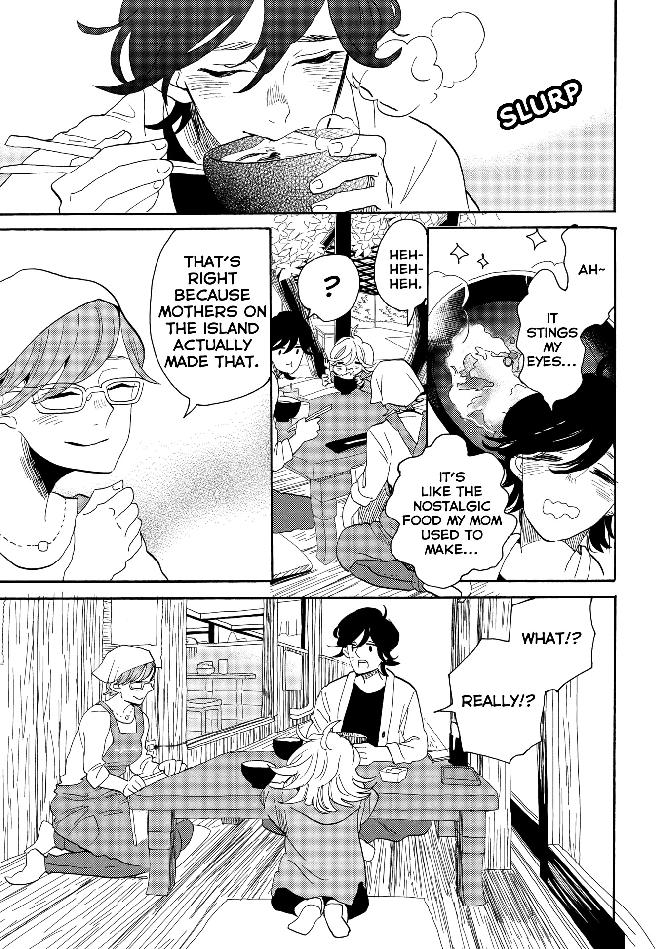 Udon no Kuni no Kin'iro Kemari Chapter 43 page 20 - Chapter 43: Shima Kitchen
