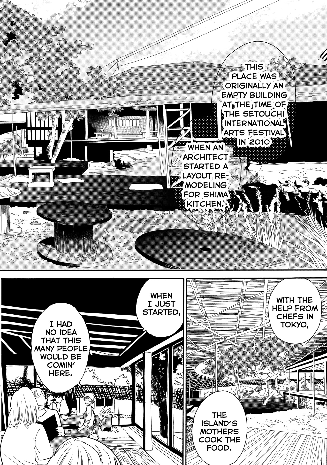 Udon no Kuni no Kin'iro Kemari Chapter 43 page 21 - Chapter 43: Shima Kitchen