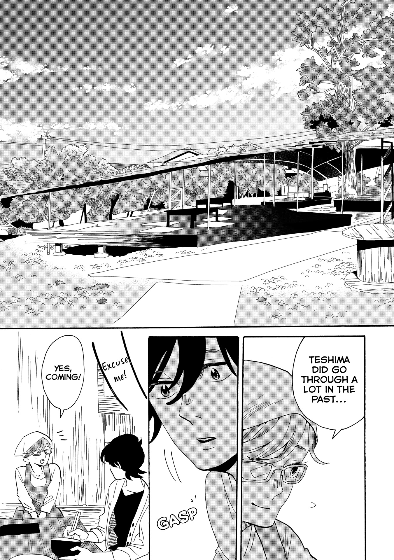Udon no Kuni no Kin'iro Kemari Chapter 43 page 22 - Chapter 43: Shima Kitchen