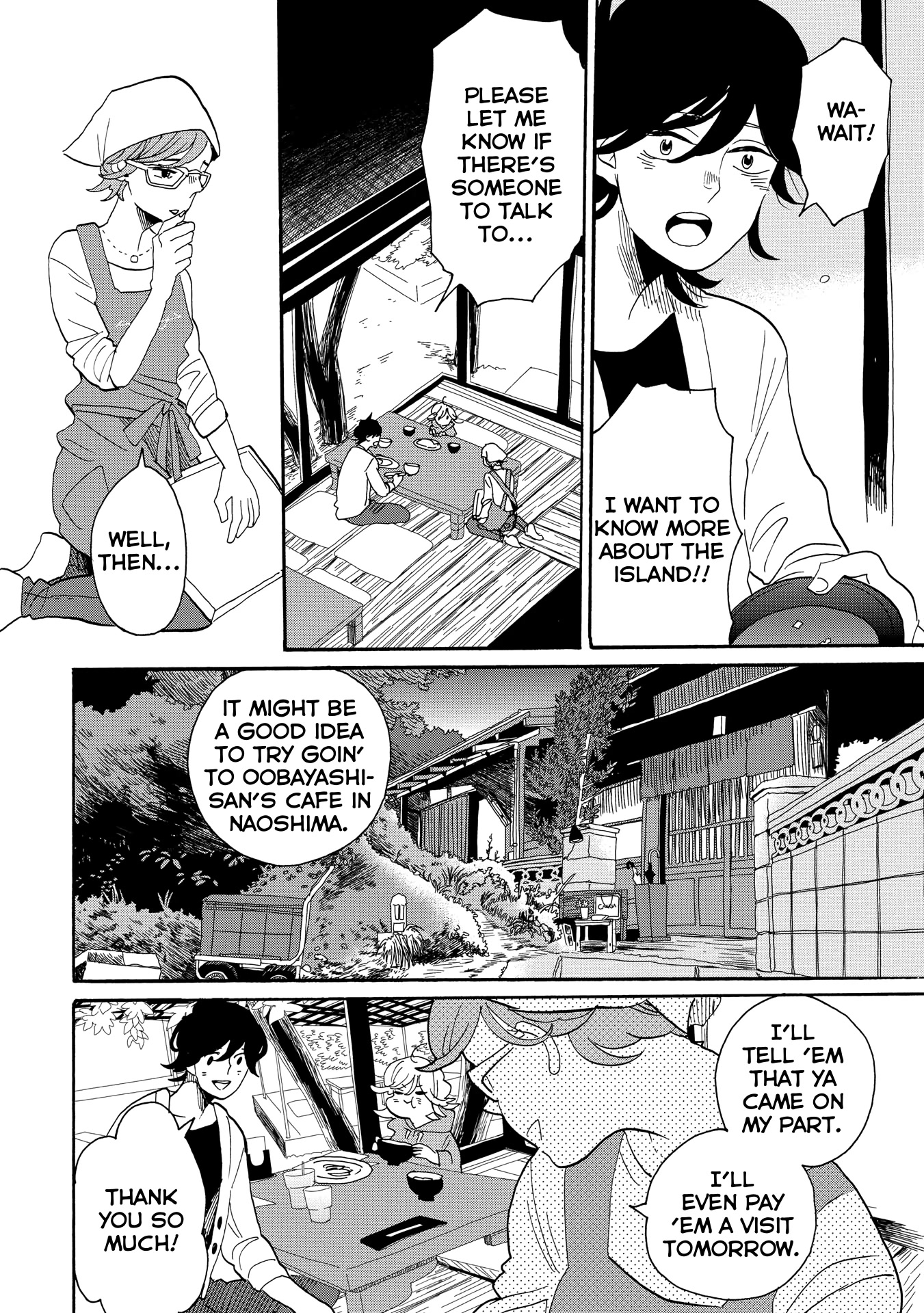 Udon no Kuni no Kin'iro Kemari Chapter 43 page 23 - Chapter 43: Shima Kitchen