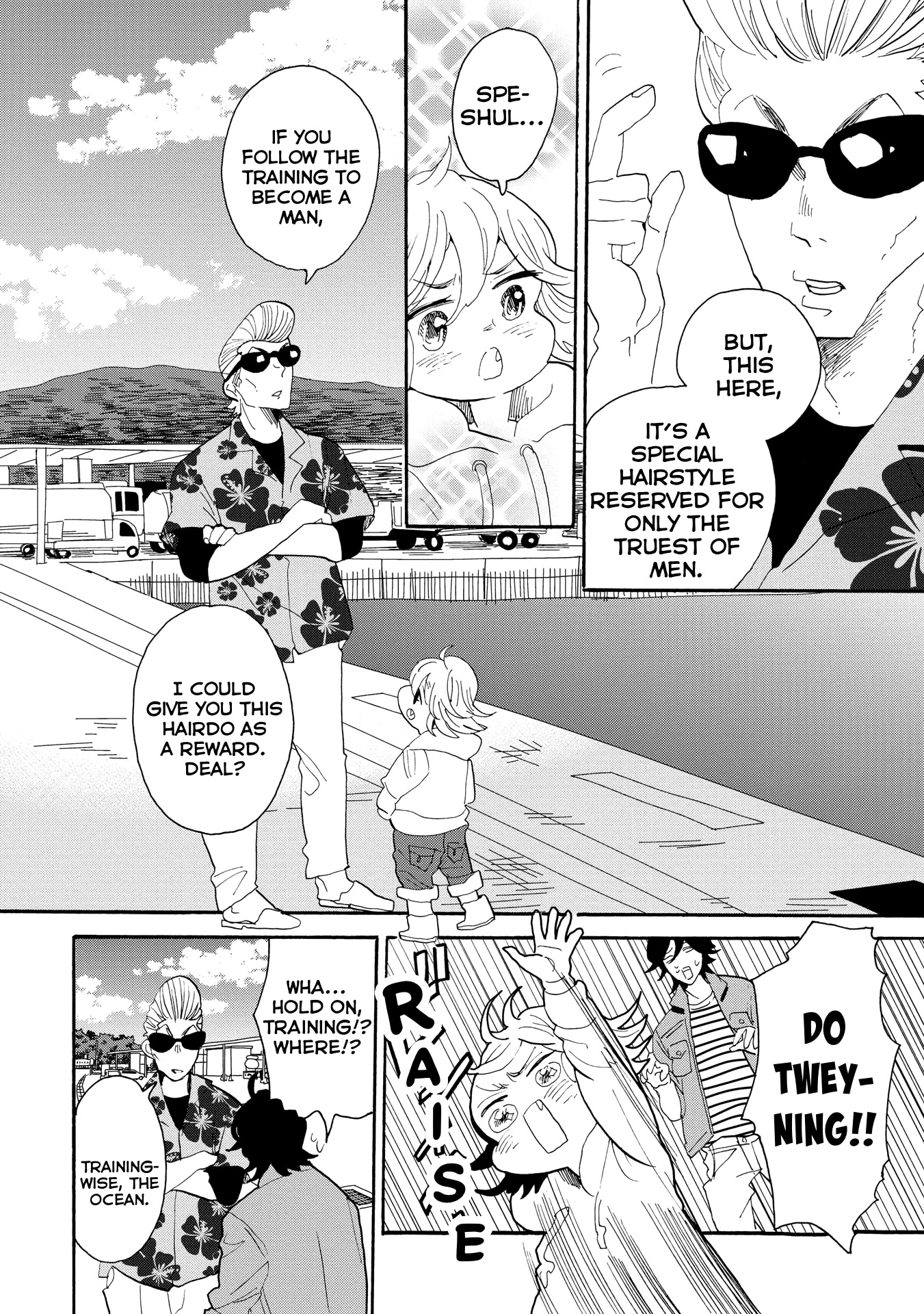 Udon no Kuni no Kin'iro Kemari Chapter 45 page 13 - Chapter 45: Miyaura Port